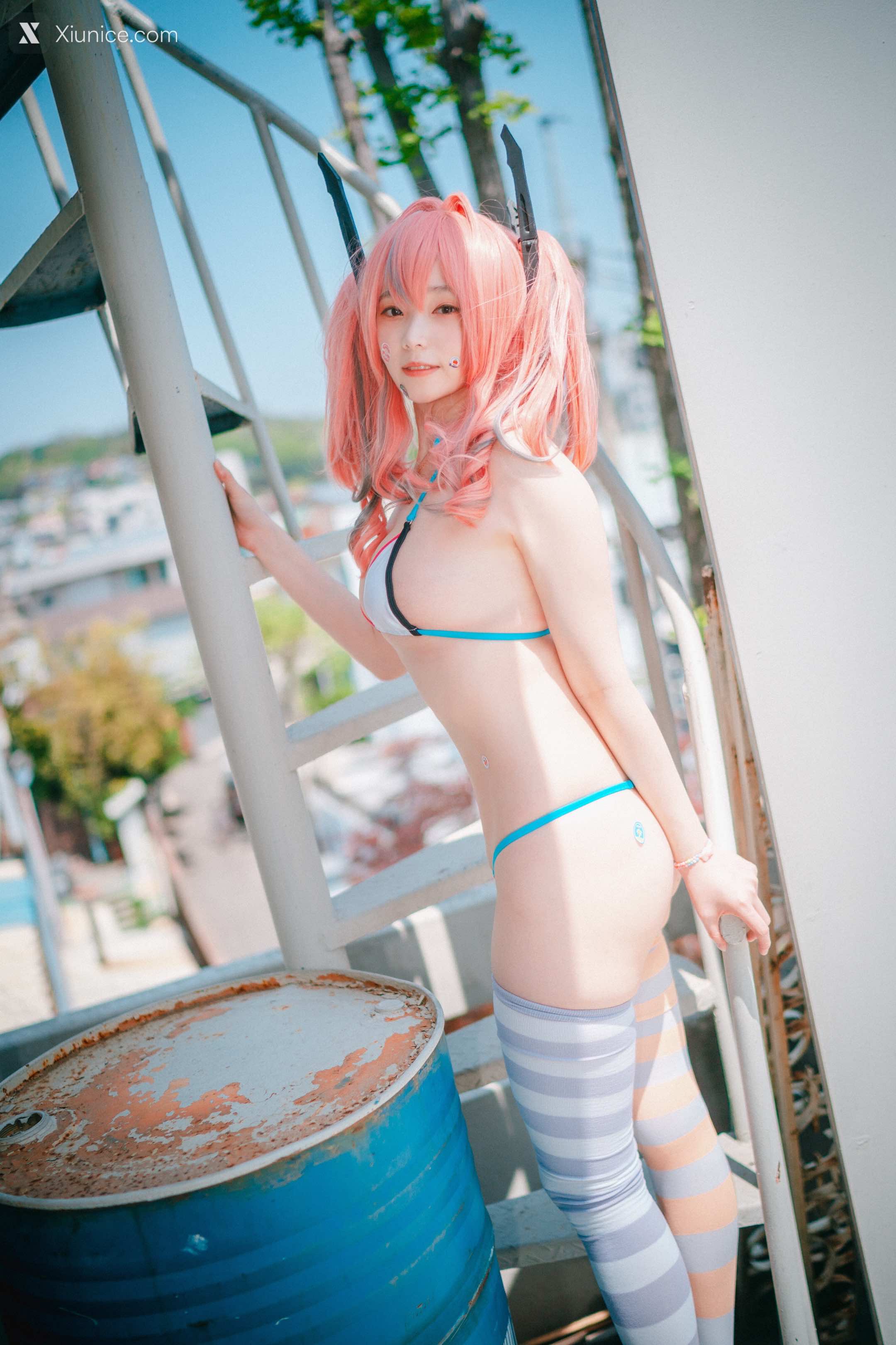 DJAWA Photo – Bambi (밤비) – USS Bremerton (Azur Lane) Scorching-Hot Training 第53张
