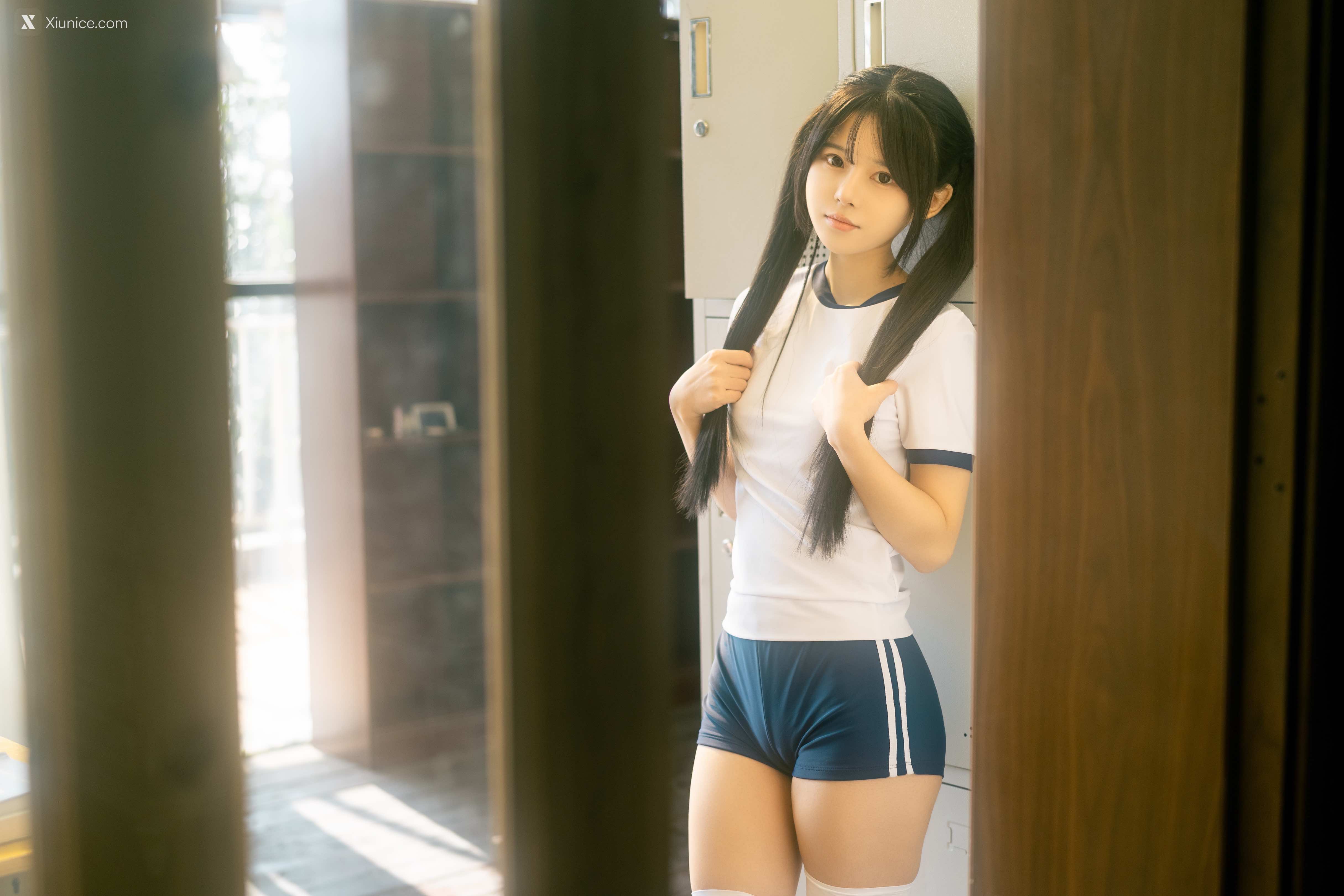 Coser@rua阮阮 – rua阮阮 – 春の更衣室-体操服 第3张