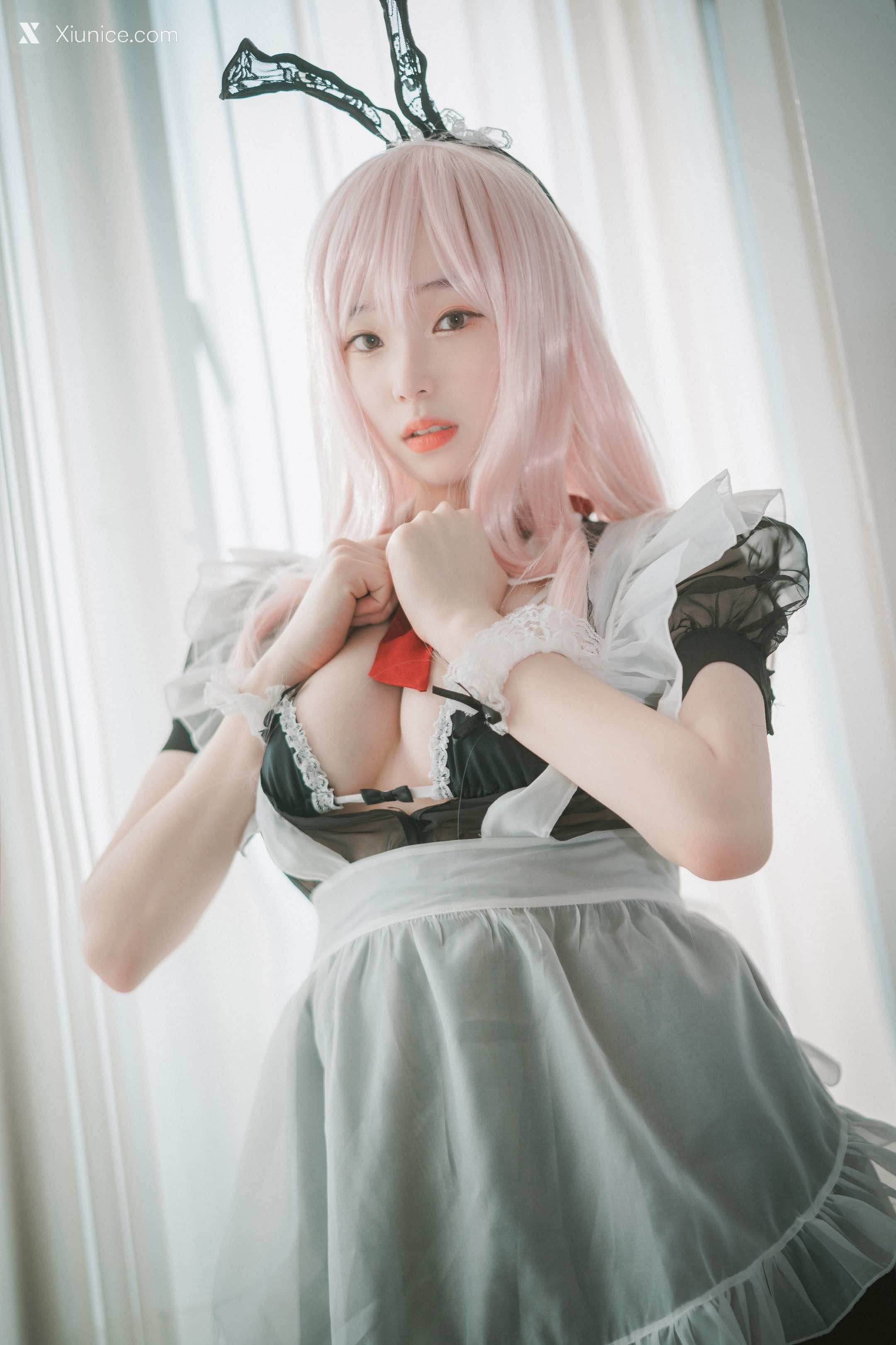 DJAWA Photo – Bambi (밤비) – Sheer Bunny Maid 第26张