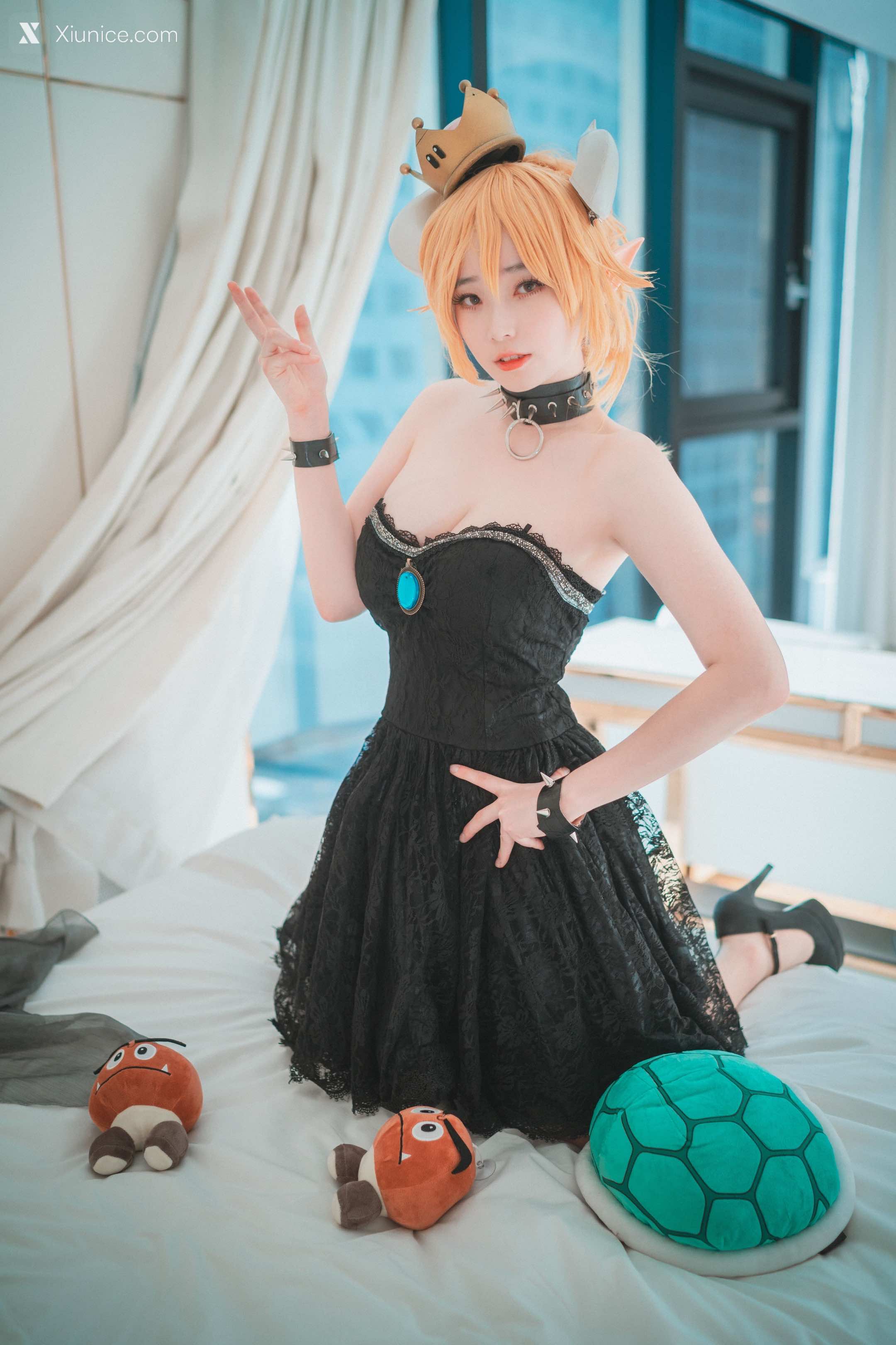 DJAWA Photo – Bambi (밤비) – Halloween with Bowsette (Super Mario Bros.) 第5张