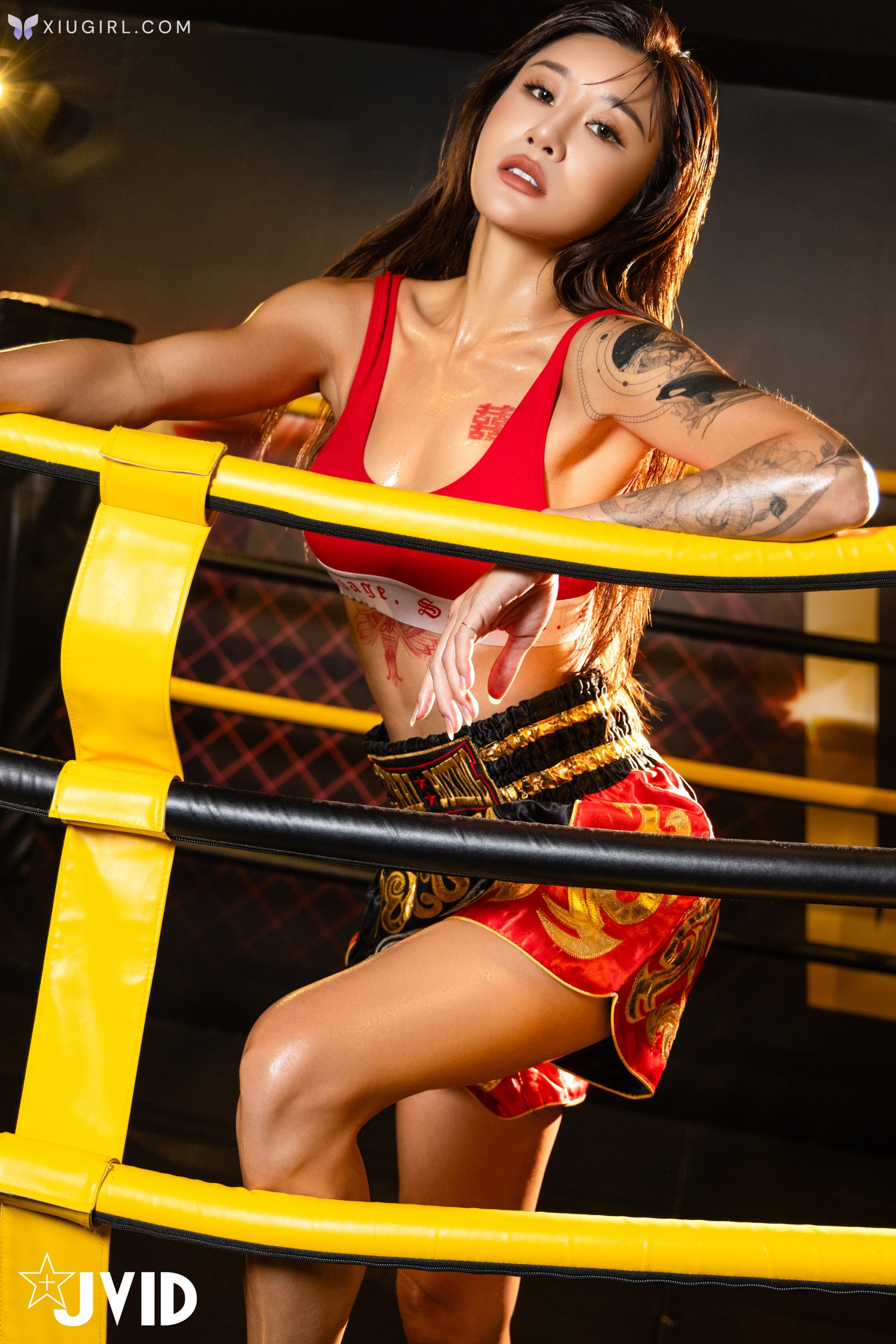JVID Lara 雙囍 – 全裸搏擊擂台 The Empresss Struggle in the Naked Fight Zone 第88张