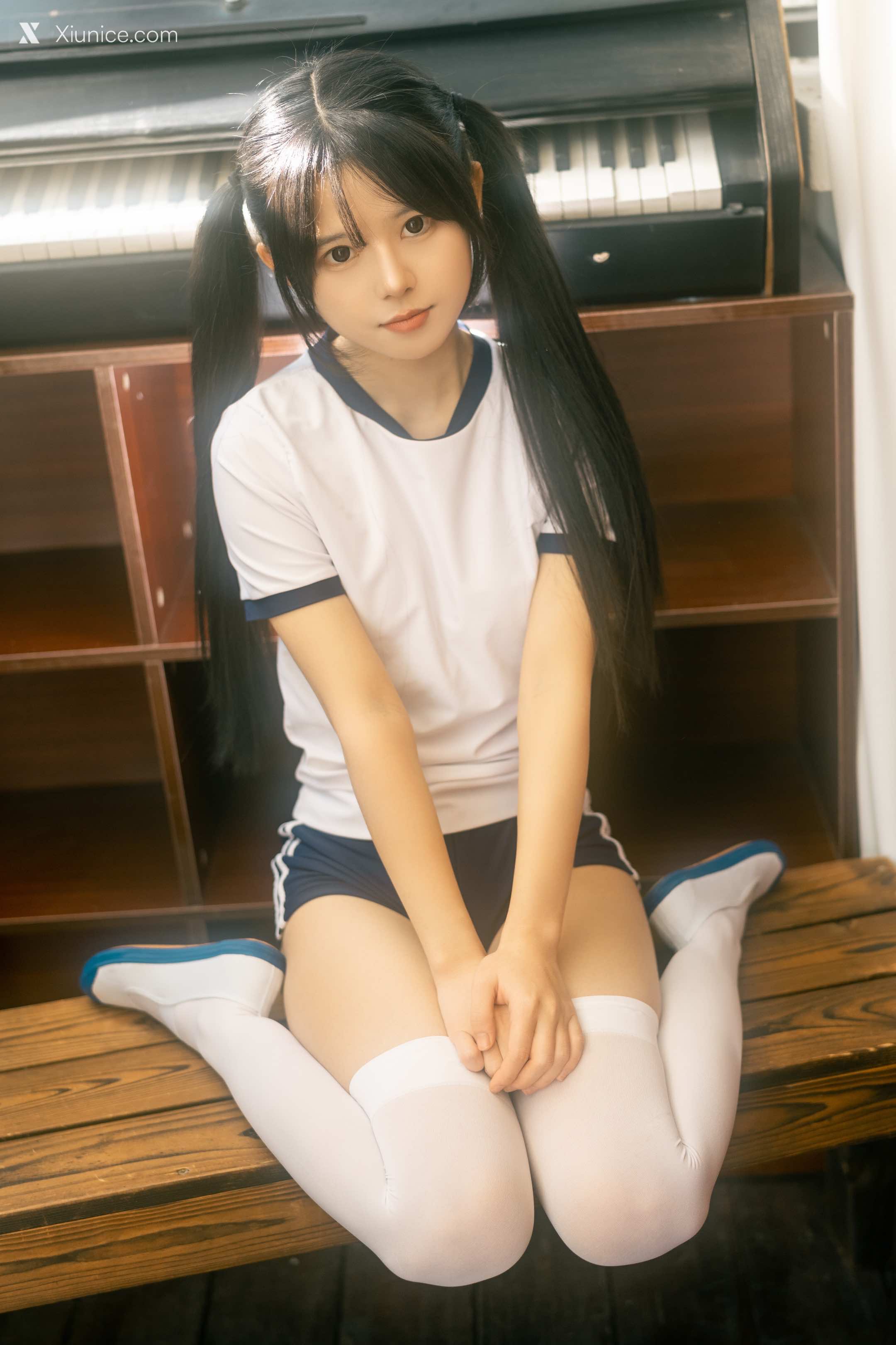 Coser@rua阮阮 – rua阮阮 – 春の更衣室-体操服 第46张
