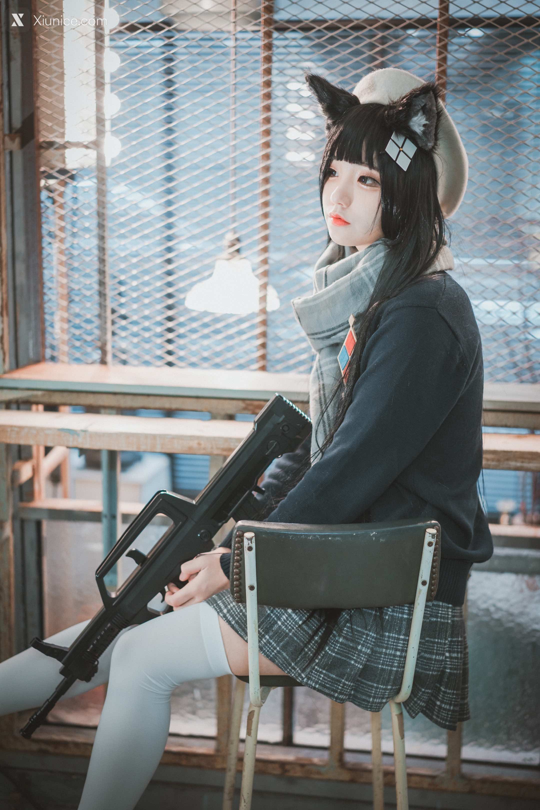 DJAWA Photo – Jeong Jenny (정제니) – “Girls’ Frontline – Type 95 (Pure White Graduation ver.)” 第3张