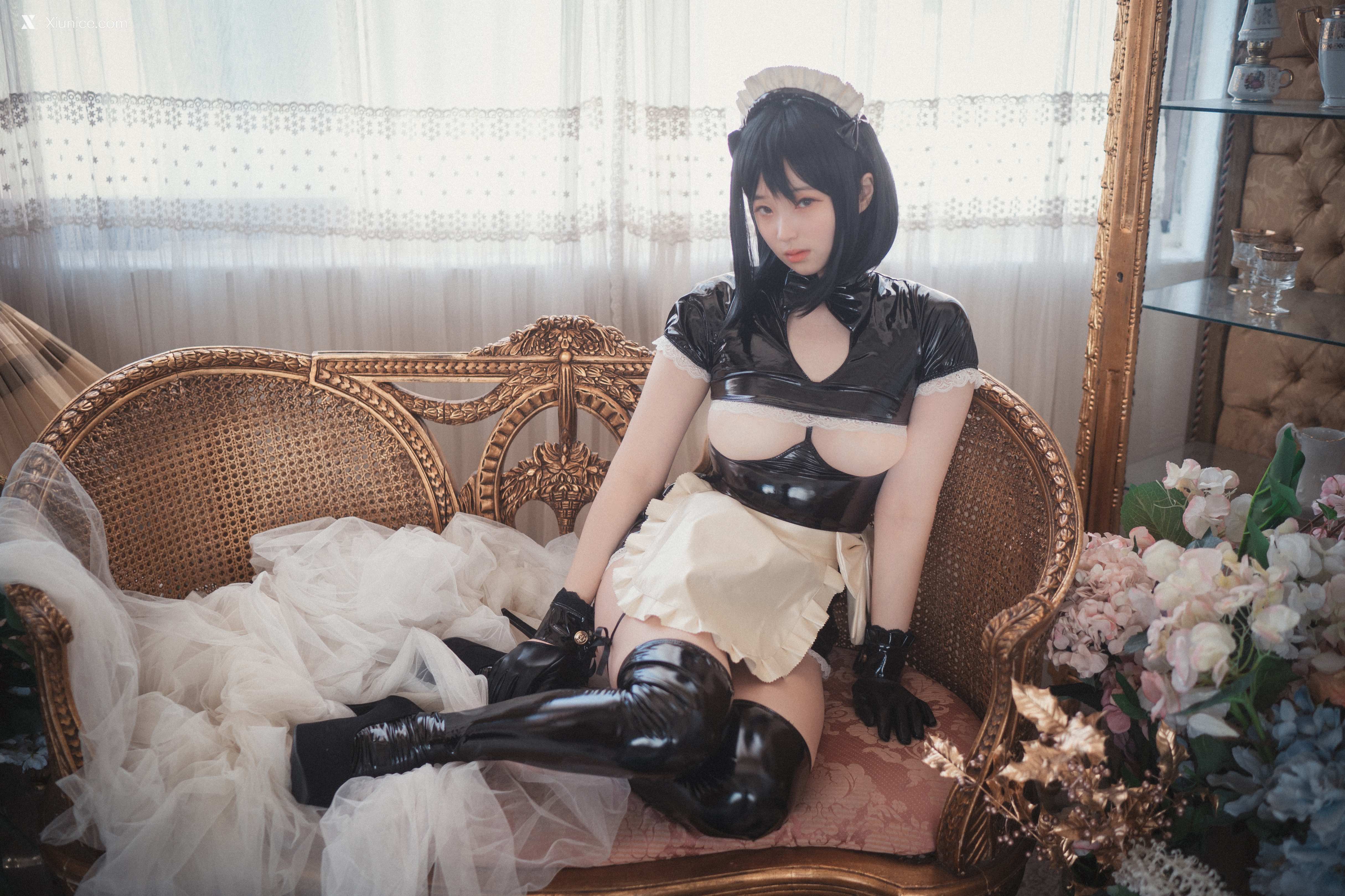 DJAWA Photo – Bambi (밤비) – Femme de Chambre en Latex 第48张