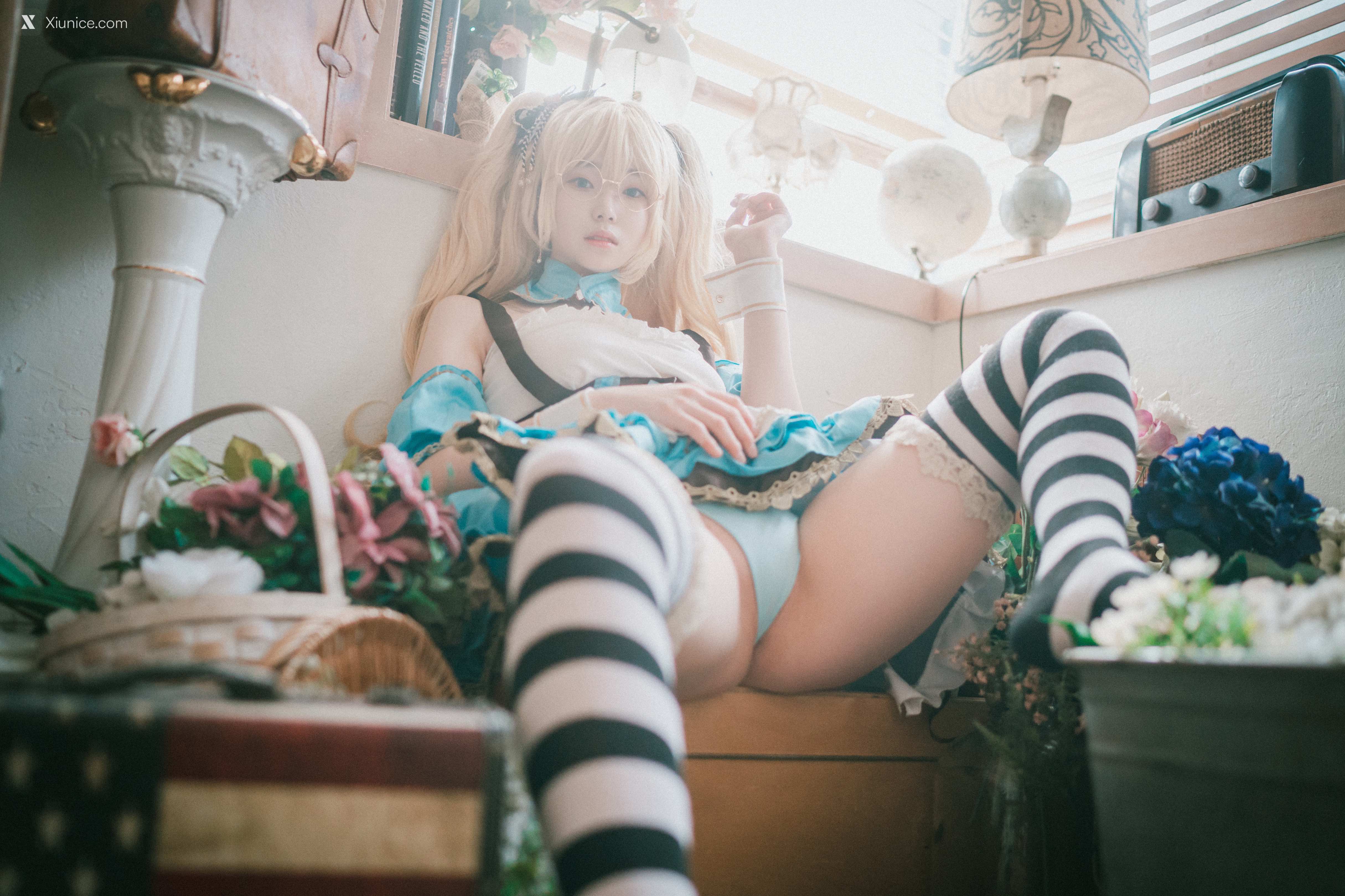 DJAWA Photo – Bambi (밤비) – Alice in Glasses 第4张