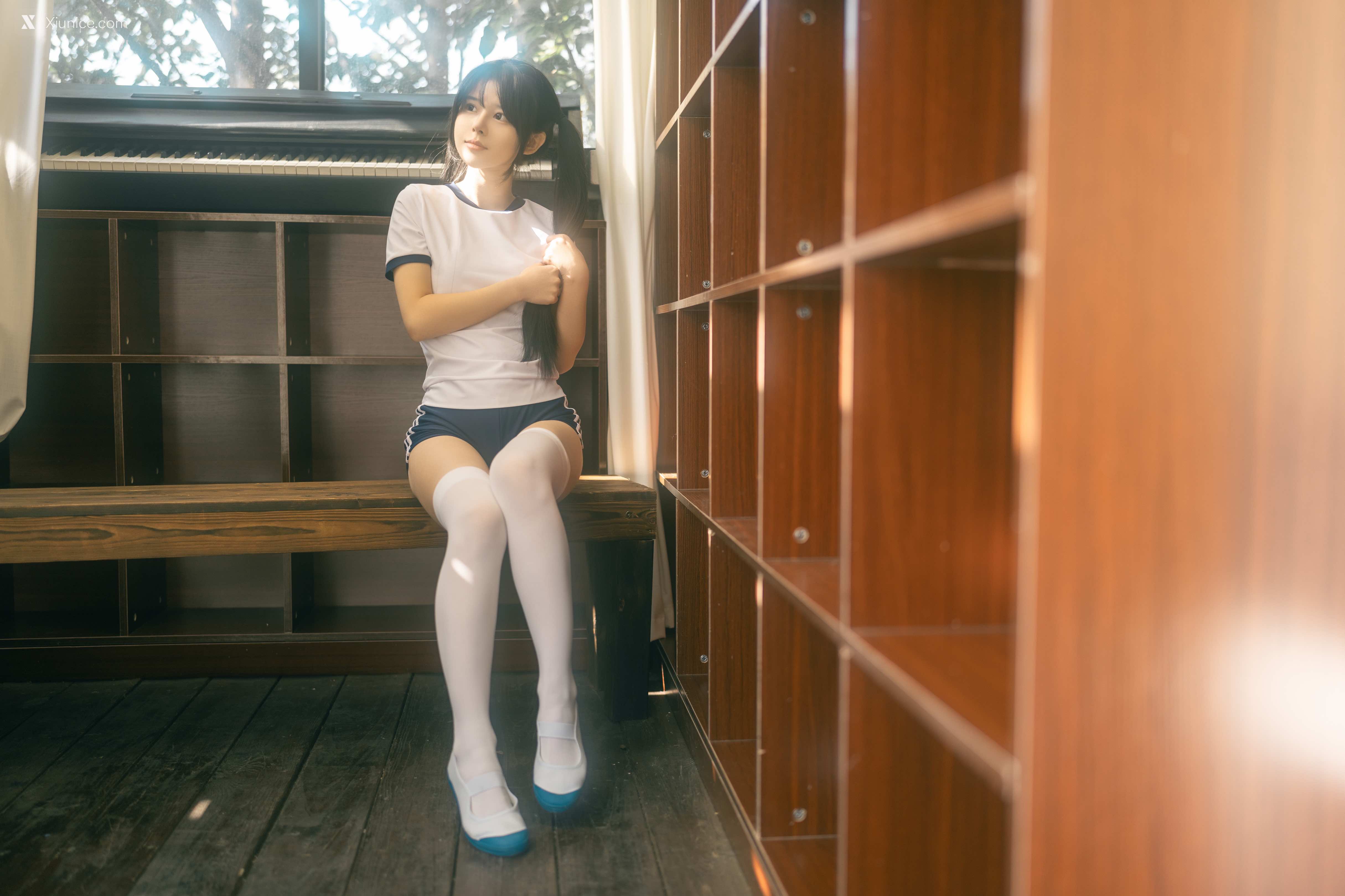 Coser@rua阮阮 – rua阮阮 – 春の更衣室-体操服 第43张