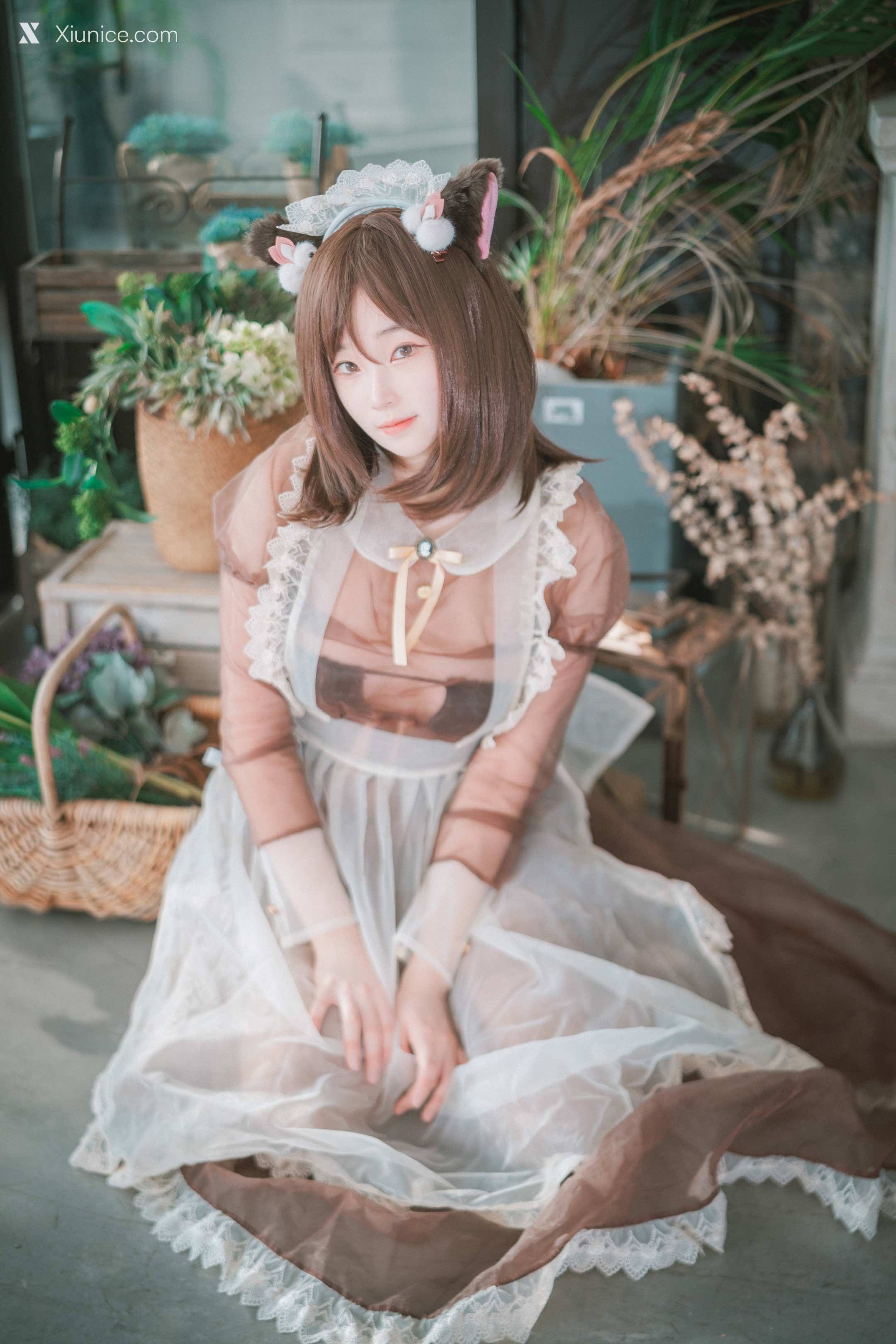 DJAWA Photo – Bambi (밤비) – Pure Marron (Maid) 第37张