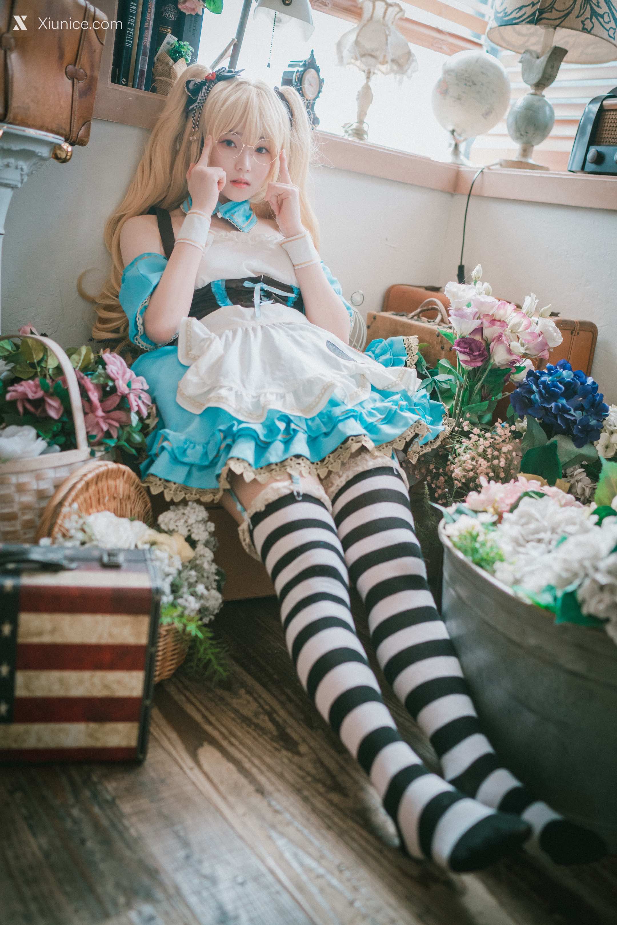 DJAWA Photo – Bambi (밤비) – Alice in Glasses 第5张
