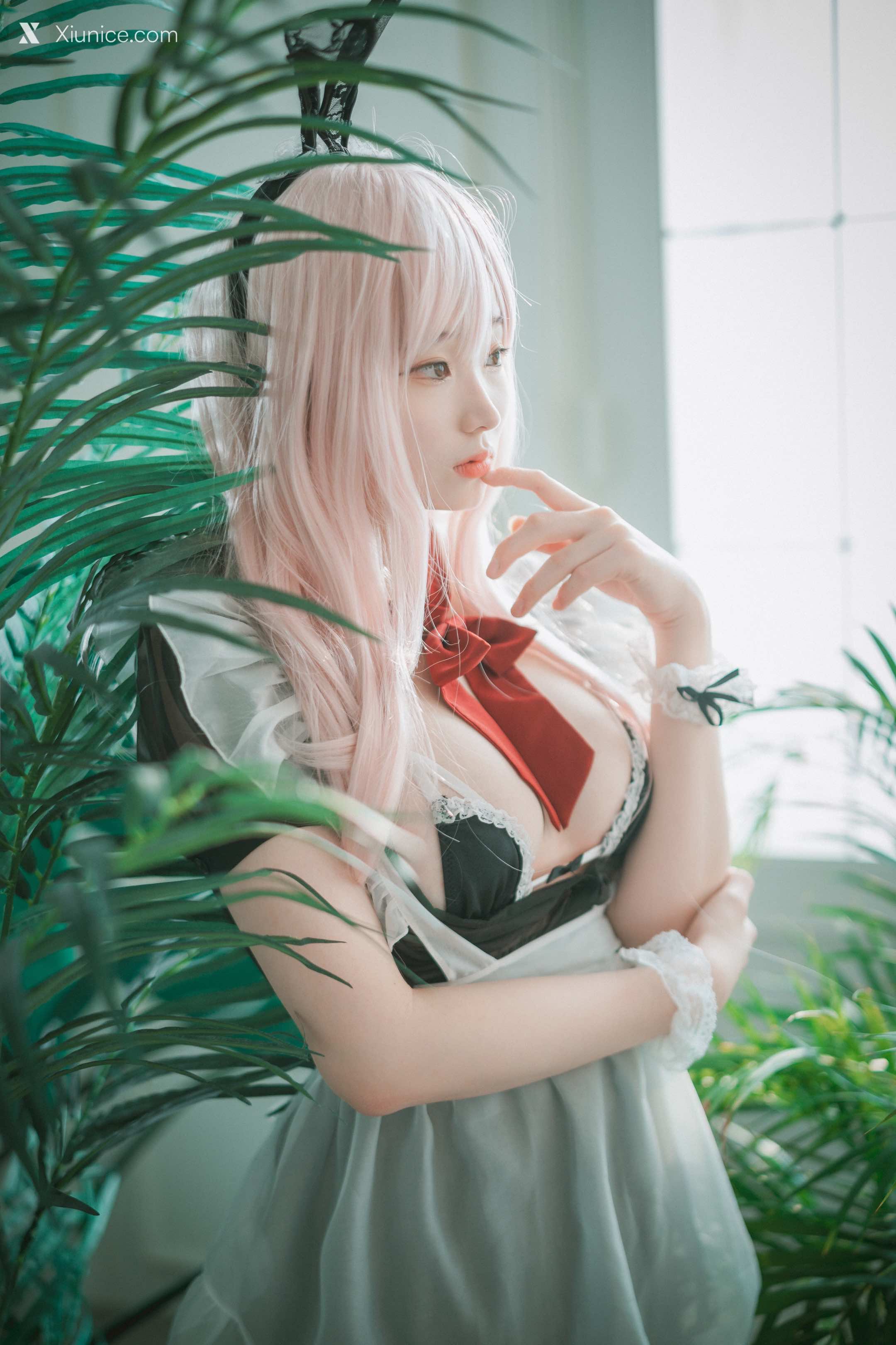 DJAWA Photo – Bambi (밤비) – Sheer Bunny Maid 第46张