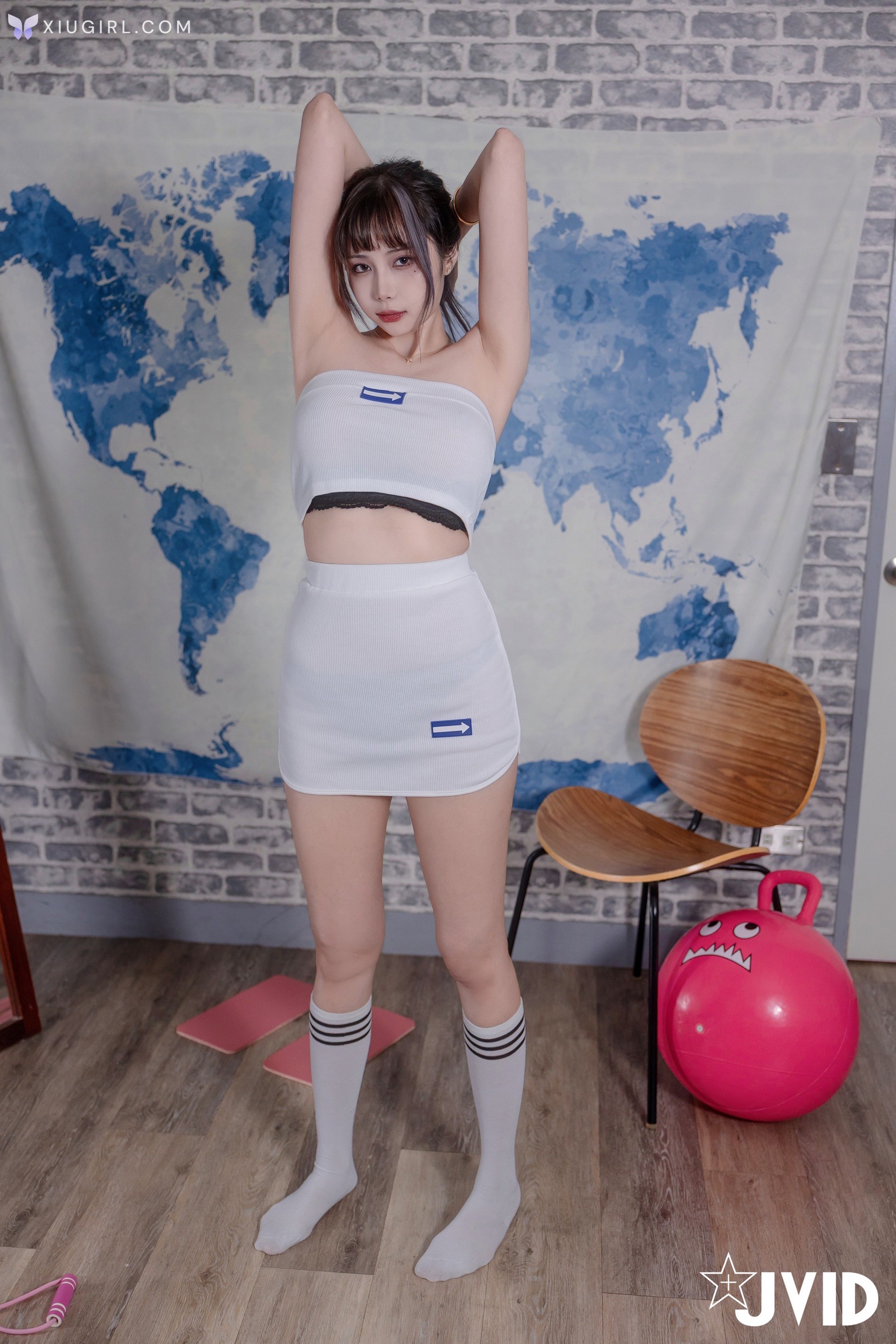 JVID Haruka_ハルカ Haruka芸希 – 最高峰女教練 360度觀察芸希裸體運動 第1张