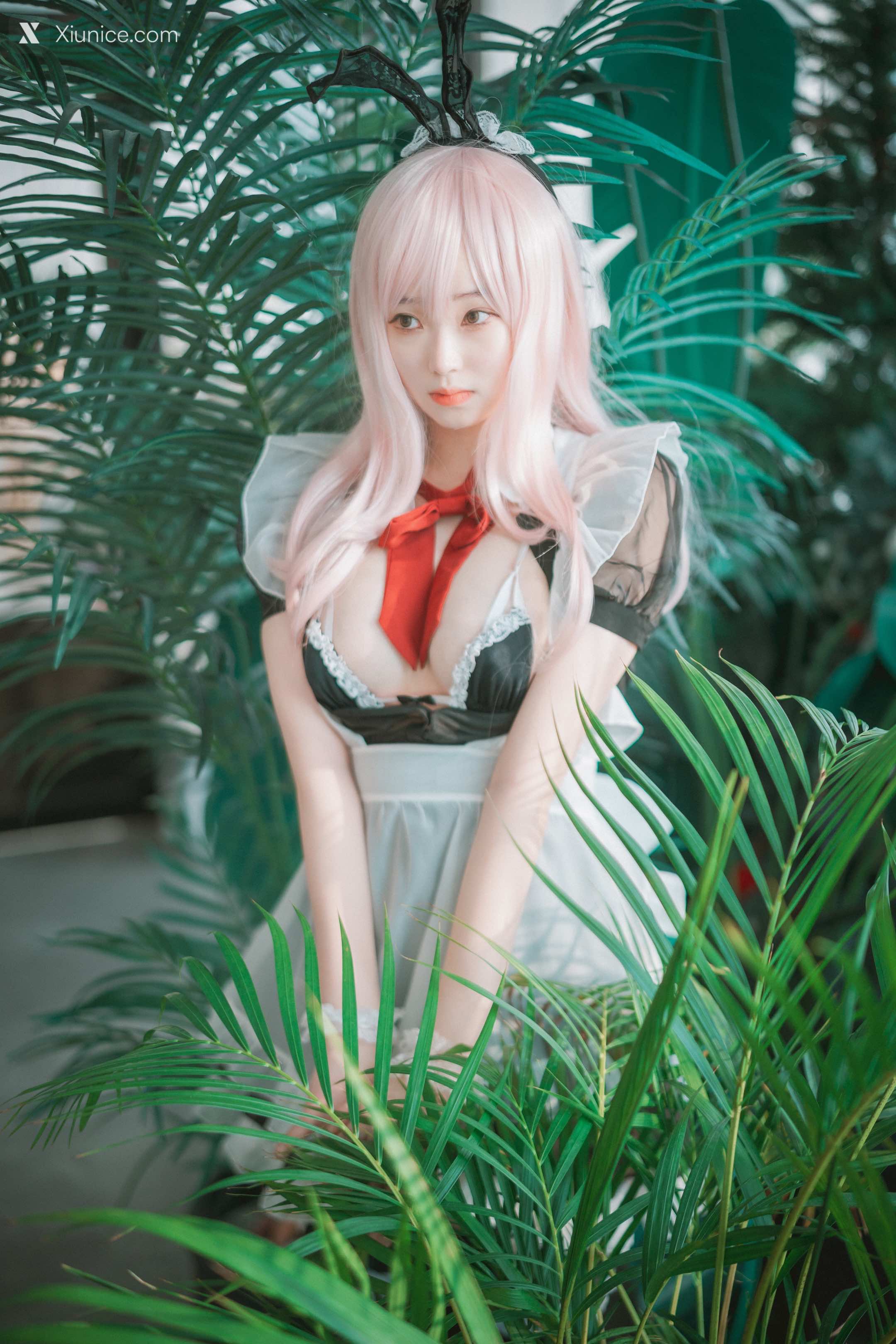 DJAWA Photo – Bambi (밤비) – Sheer Bunny Maid 第48张