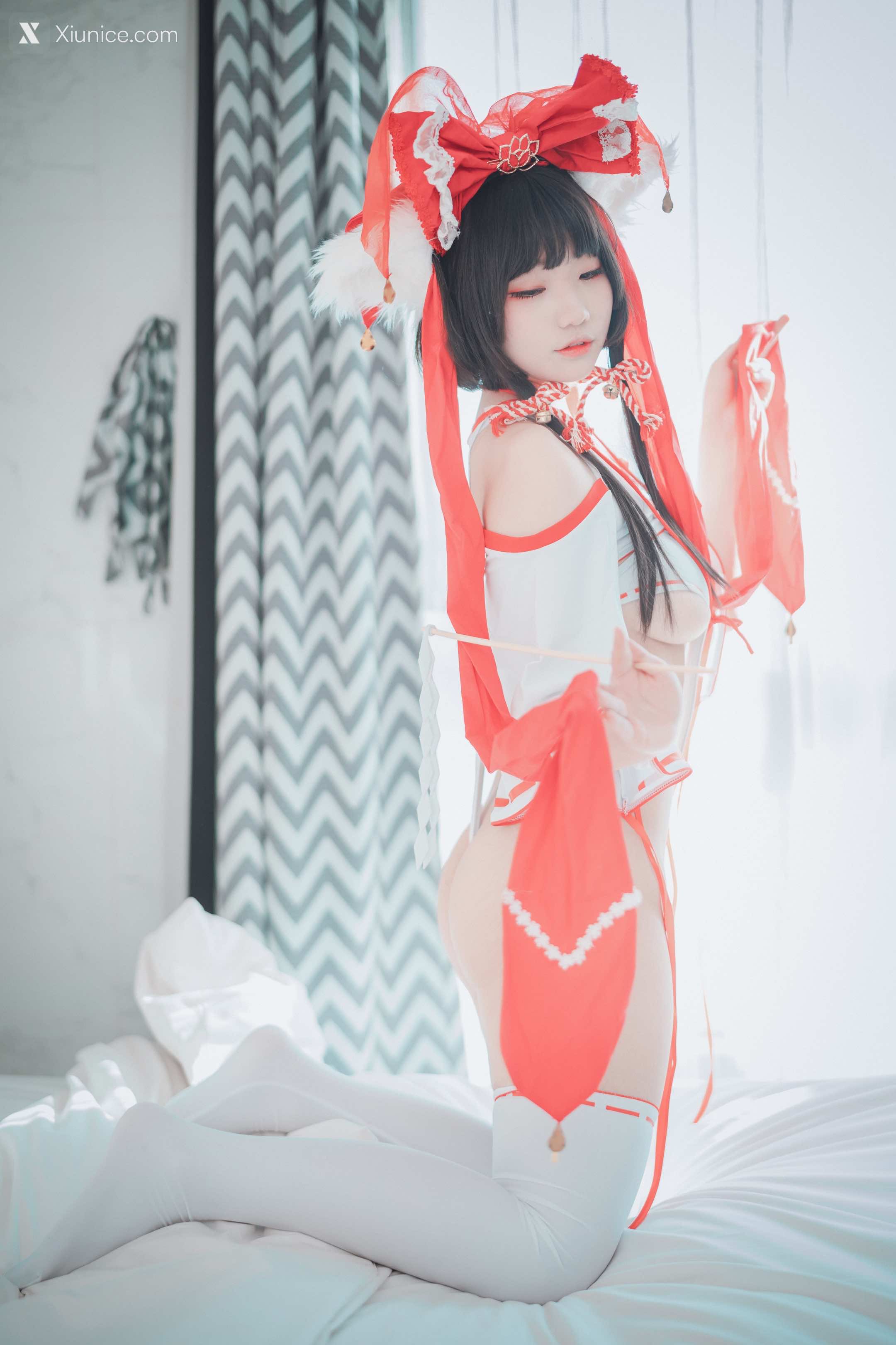 DJAWA Photo – Mimmi (밈미) – Kitsune Miko (A ver) 第2张