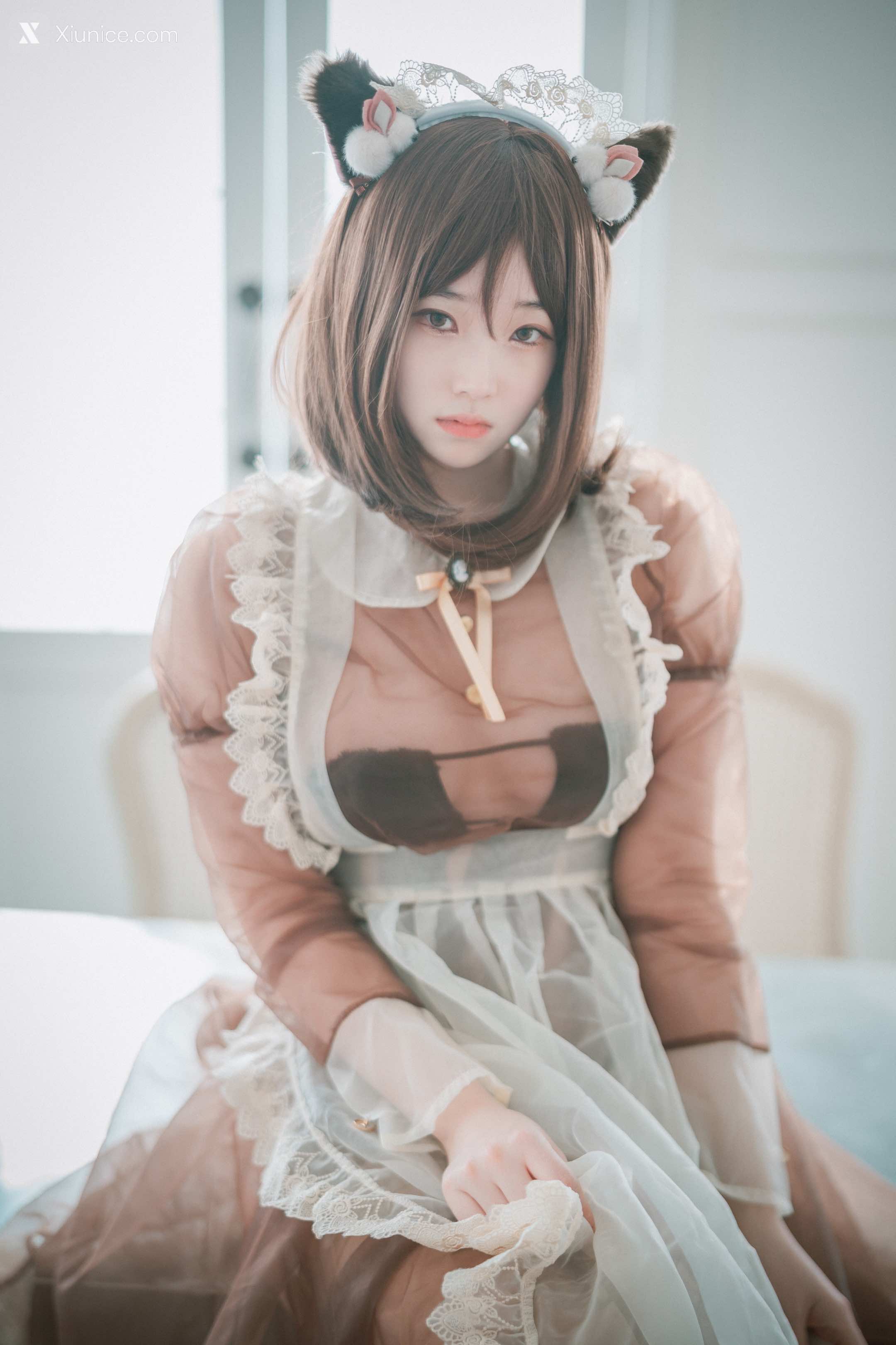 DJAWA Photo – Bambi (밤비) – Pure Marron (Maid) 第5张