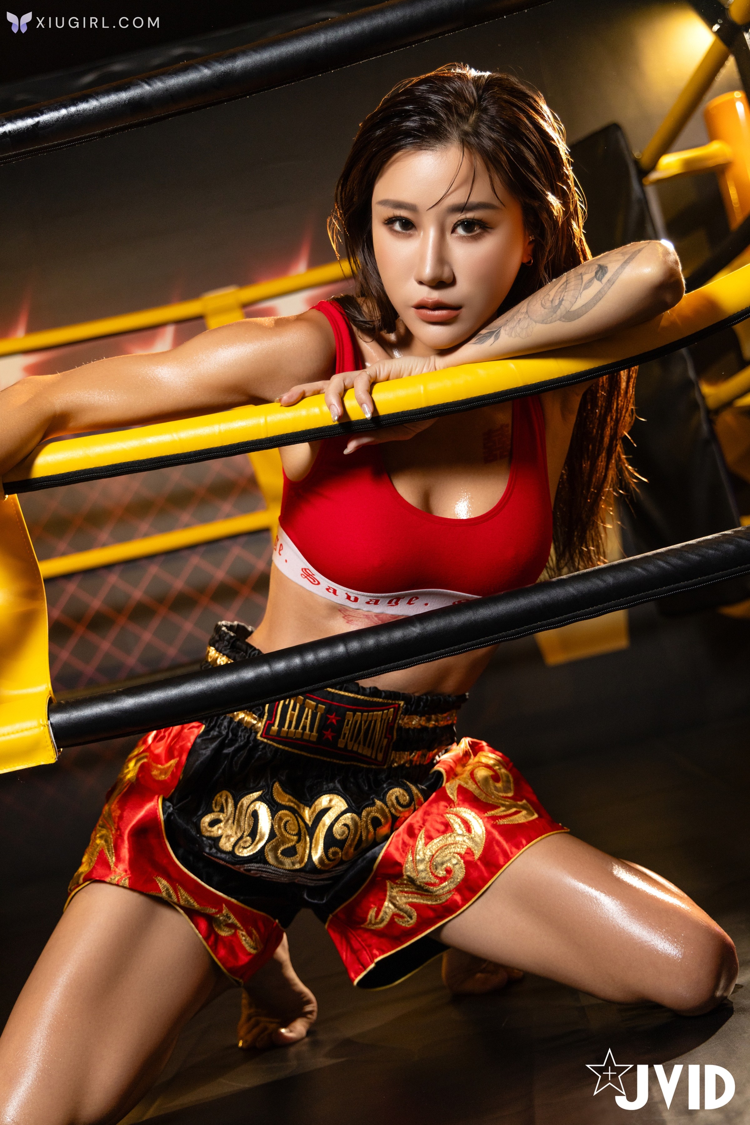 JVID Lara 雙囍 – 全裸搏擊擂台 The Empresss Struggle in the Naked Fight Zone 第80张