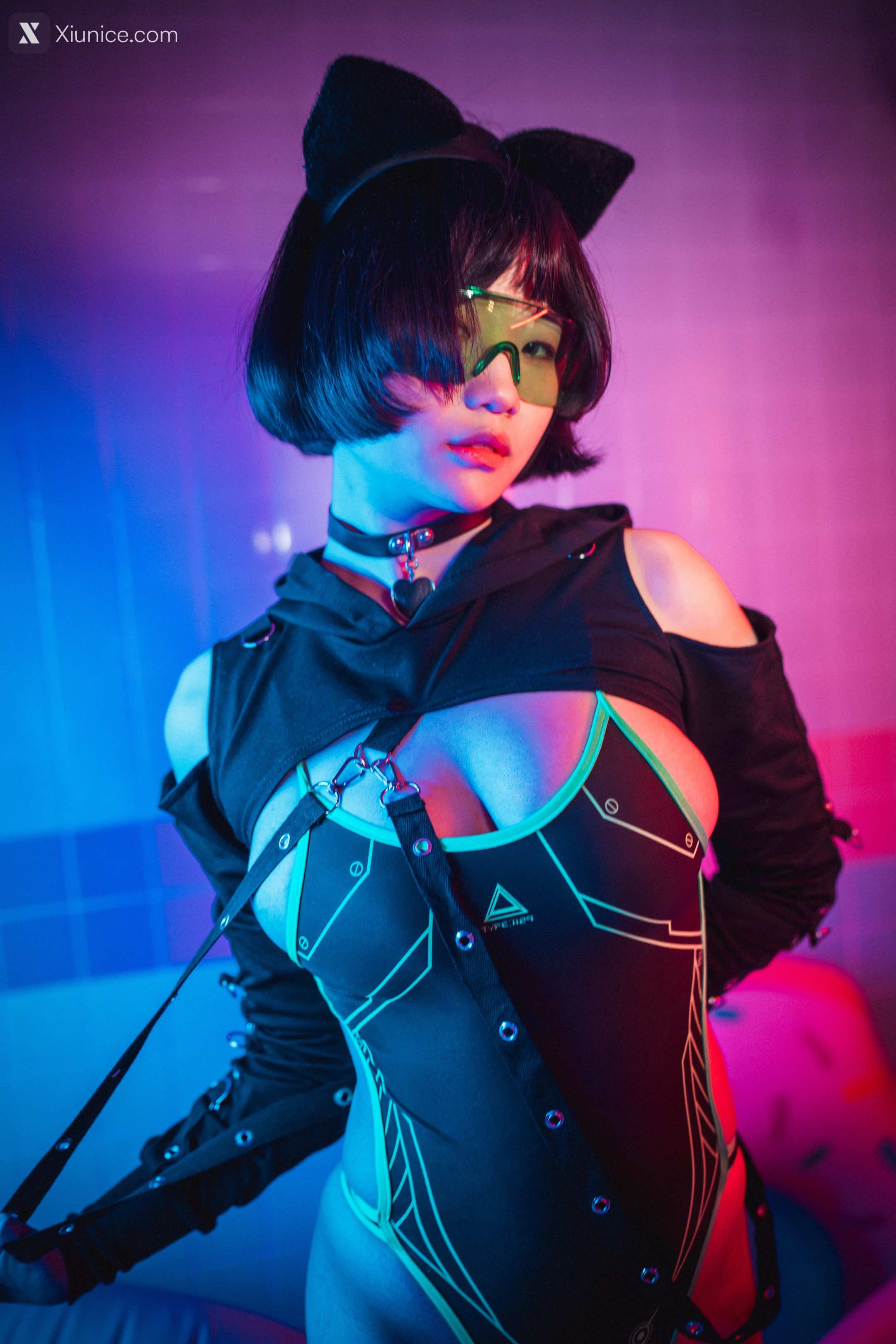 DJAWA Photo – Cyberpunk Girl – Mimmi (밈미) 第25张