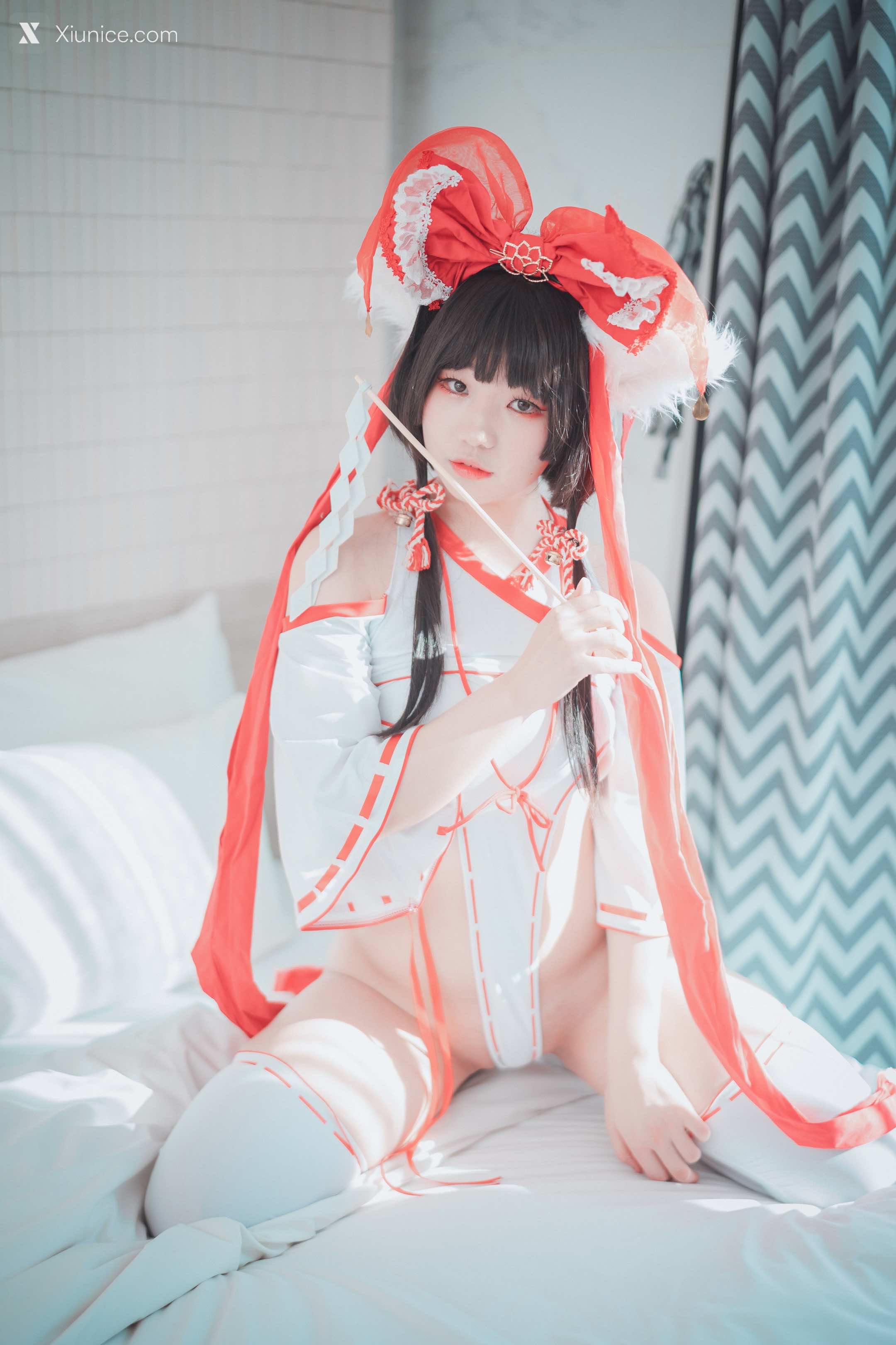 DJAWA Photo – Mimmi (밈미) – Kitsune Miko (A ver) 第4张