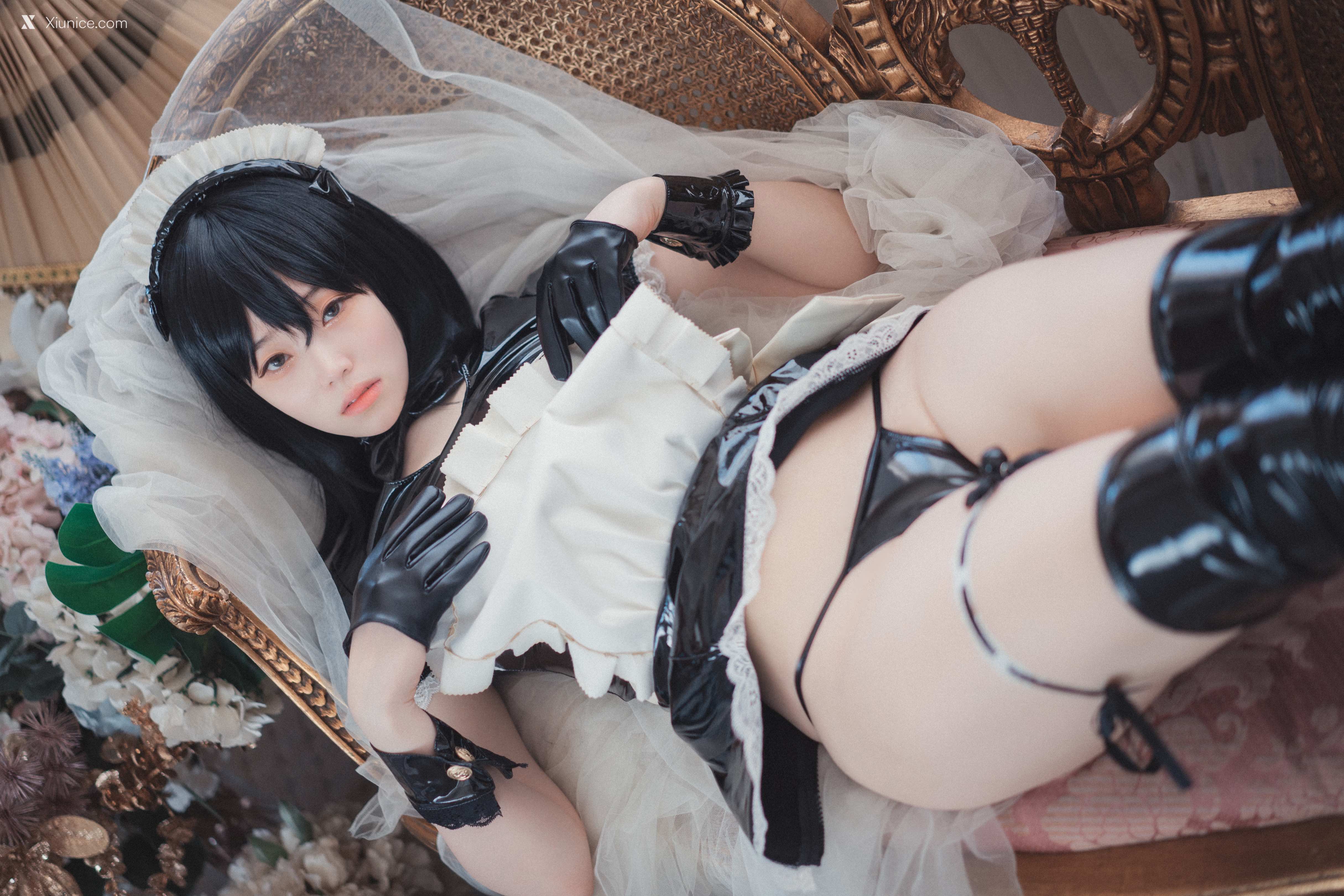 DJAWA Photo – Bambi (밤비) – Femme de Chambre en Latex 第33张
