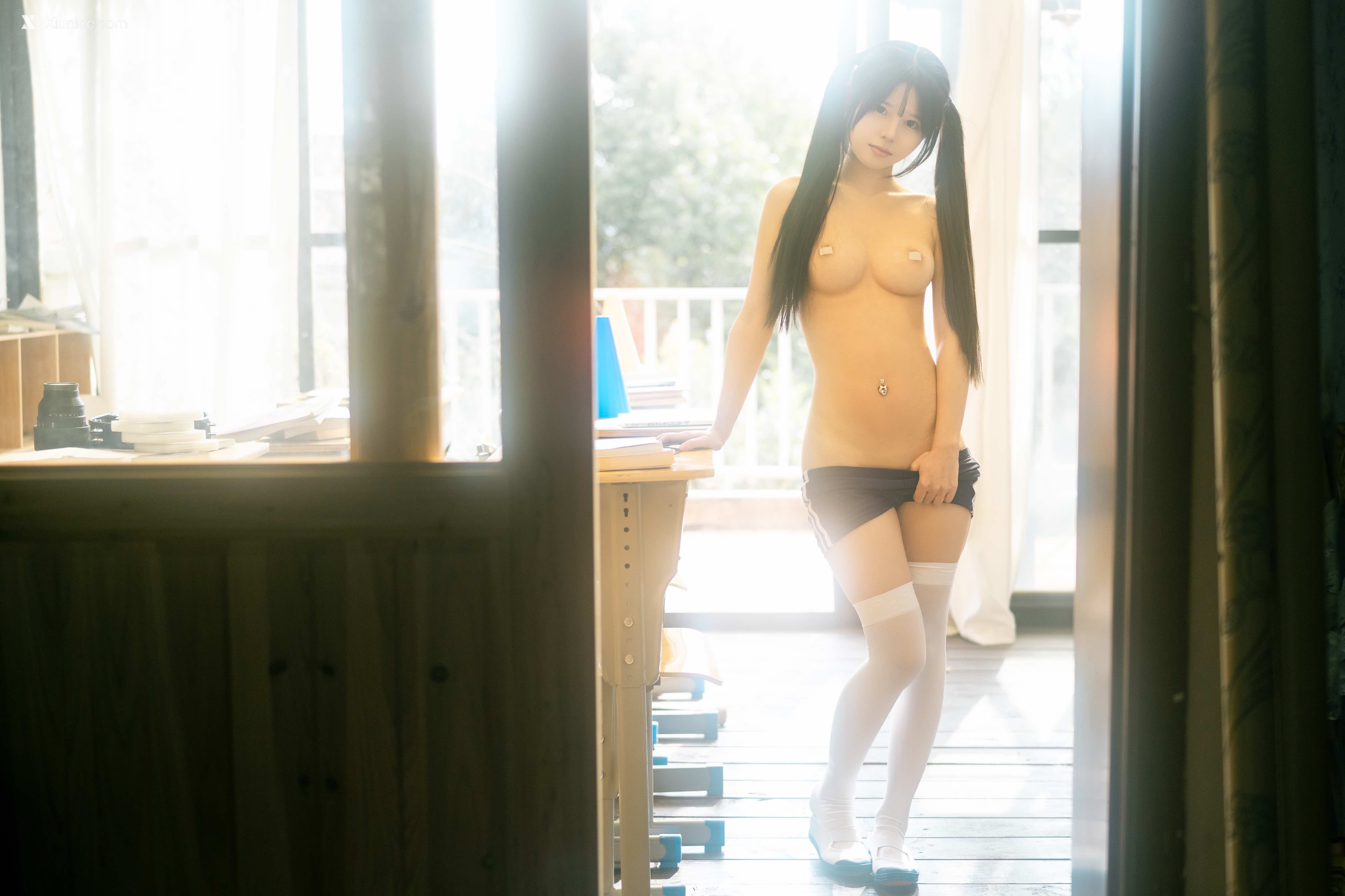 Coser@rua阮阮 – rua阮阮 – 春の更衣室-体操服 第36张