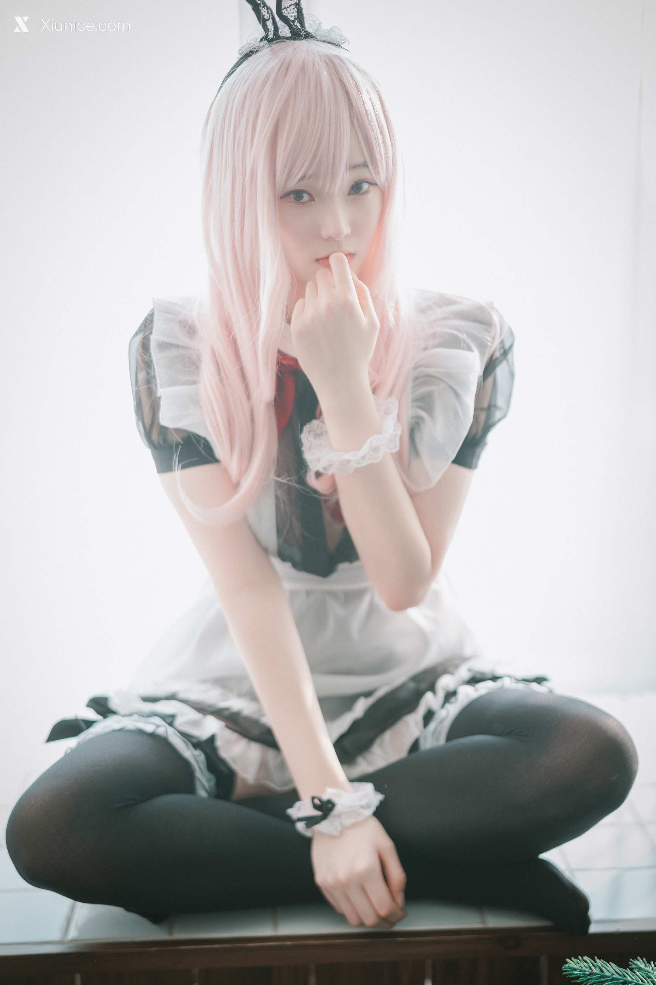 DJAWA Photo – Bambi (밤비) – Sheer Bunny Maid 第36张