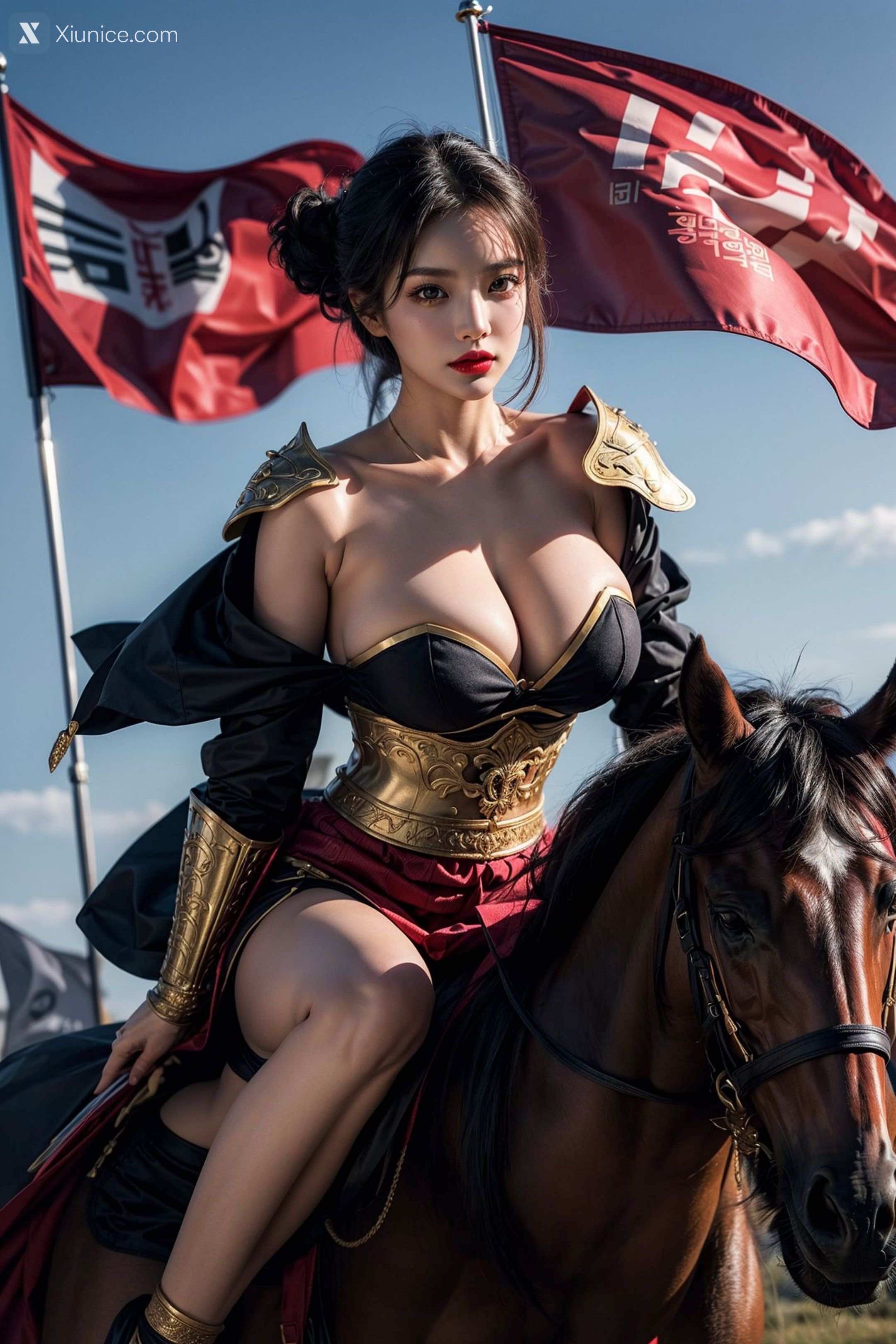 AI Girl – kaiysx作品 – Sexy female general 第9张