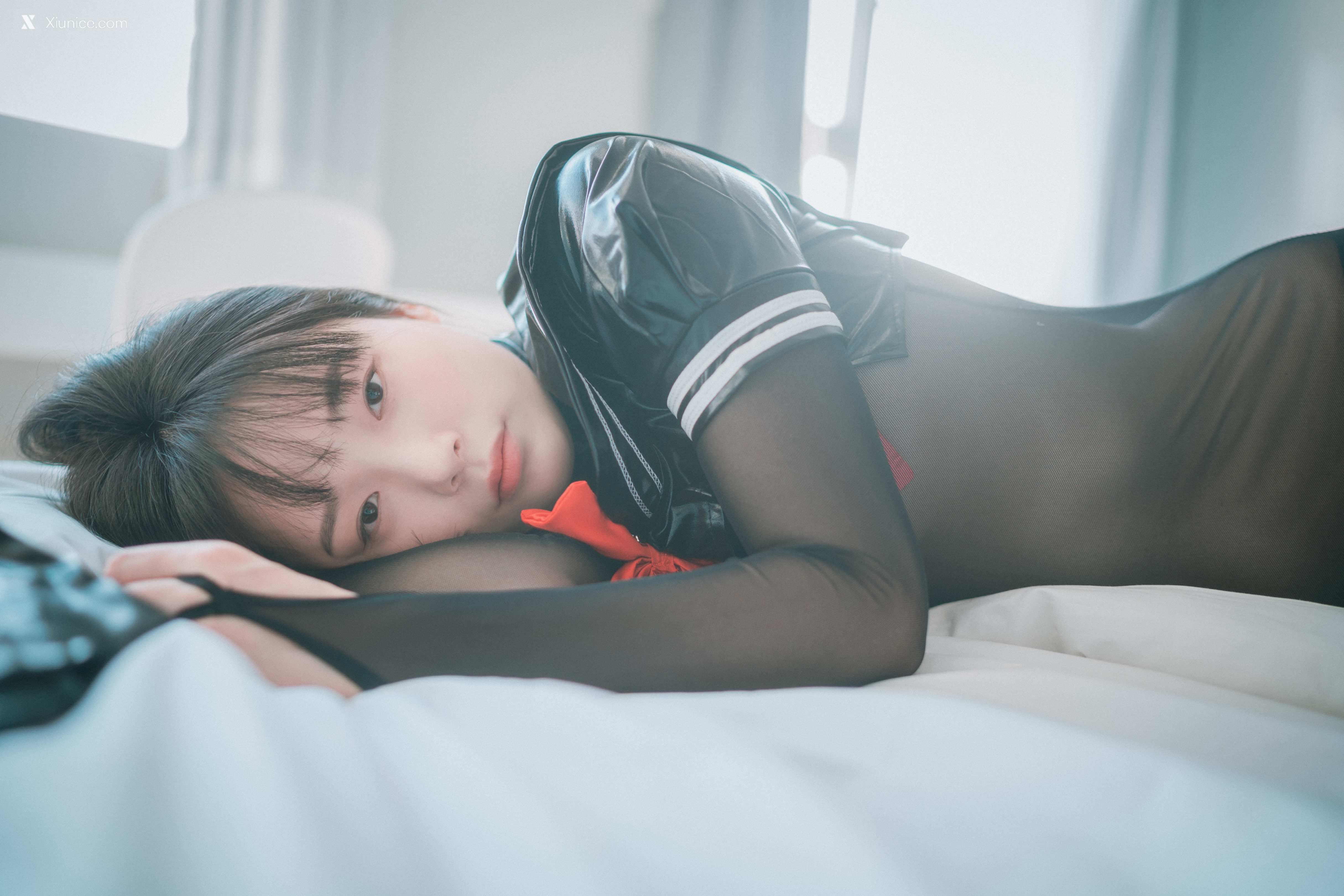 DJAWA Photo – Pia (피아) – Leather Black Schoolgirl 第98张