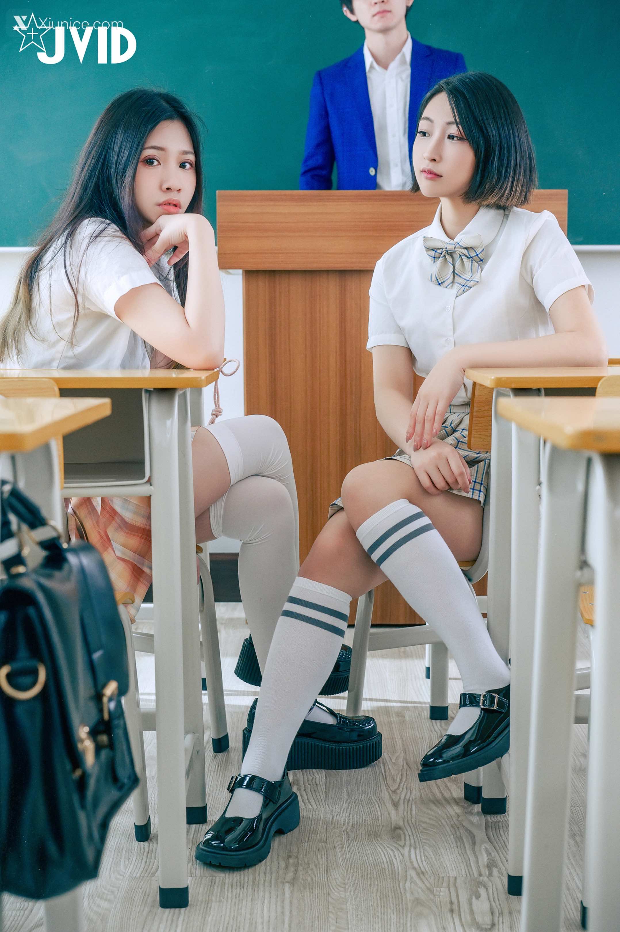 JVID – 茶理 & Cersei – 淫亂學校 禁忌之戀 第39张
