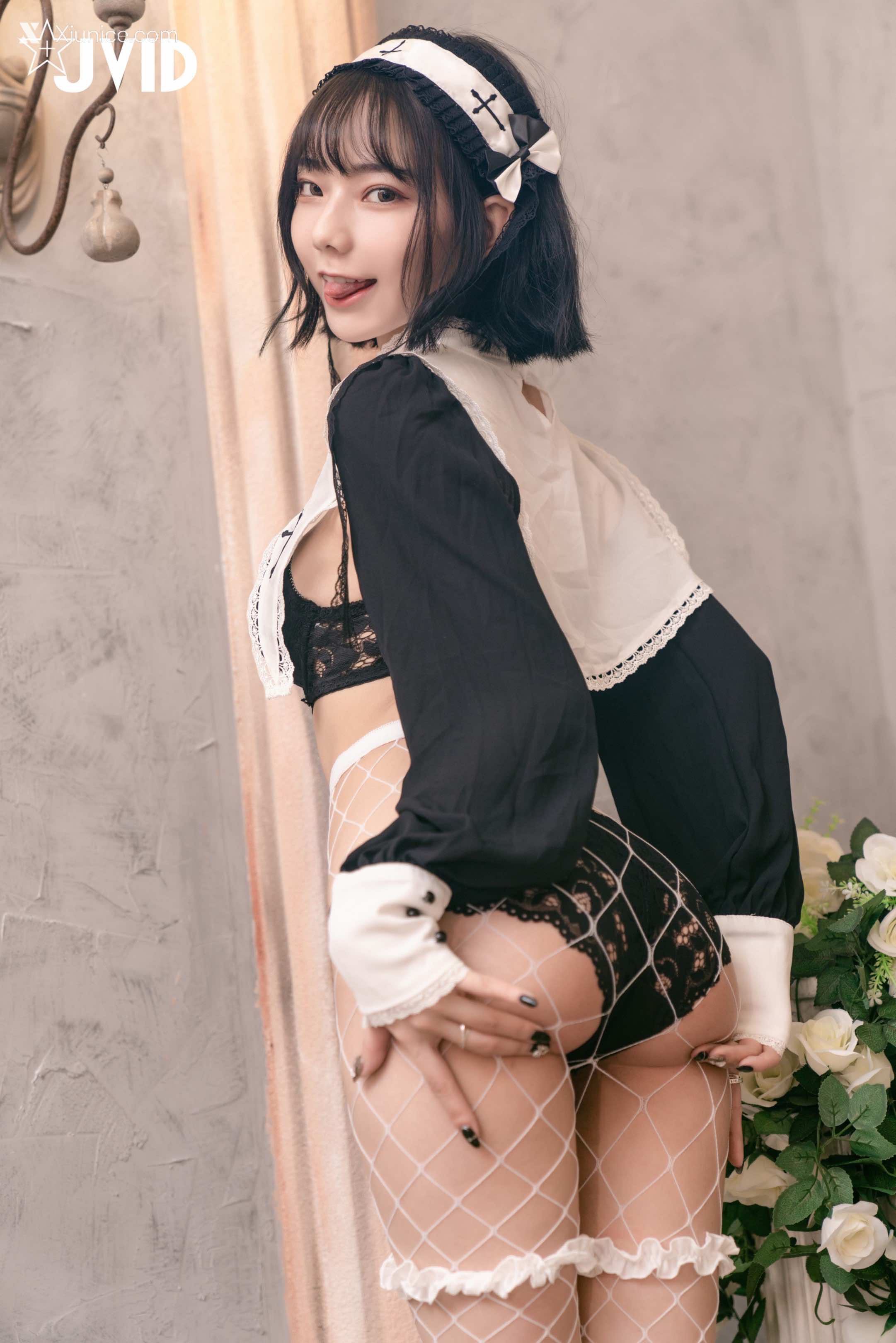 JVID – 啾啾 – 甜美小修女啾啾深夜獨自在禮堂釋放人的慾望 第68张