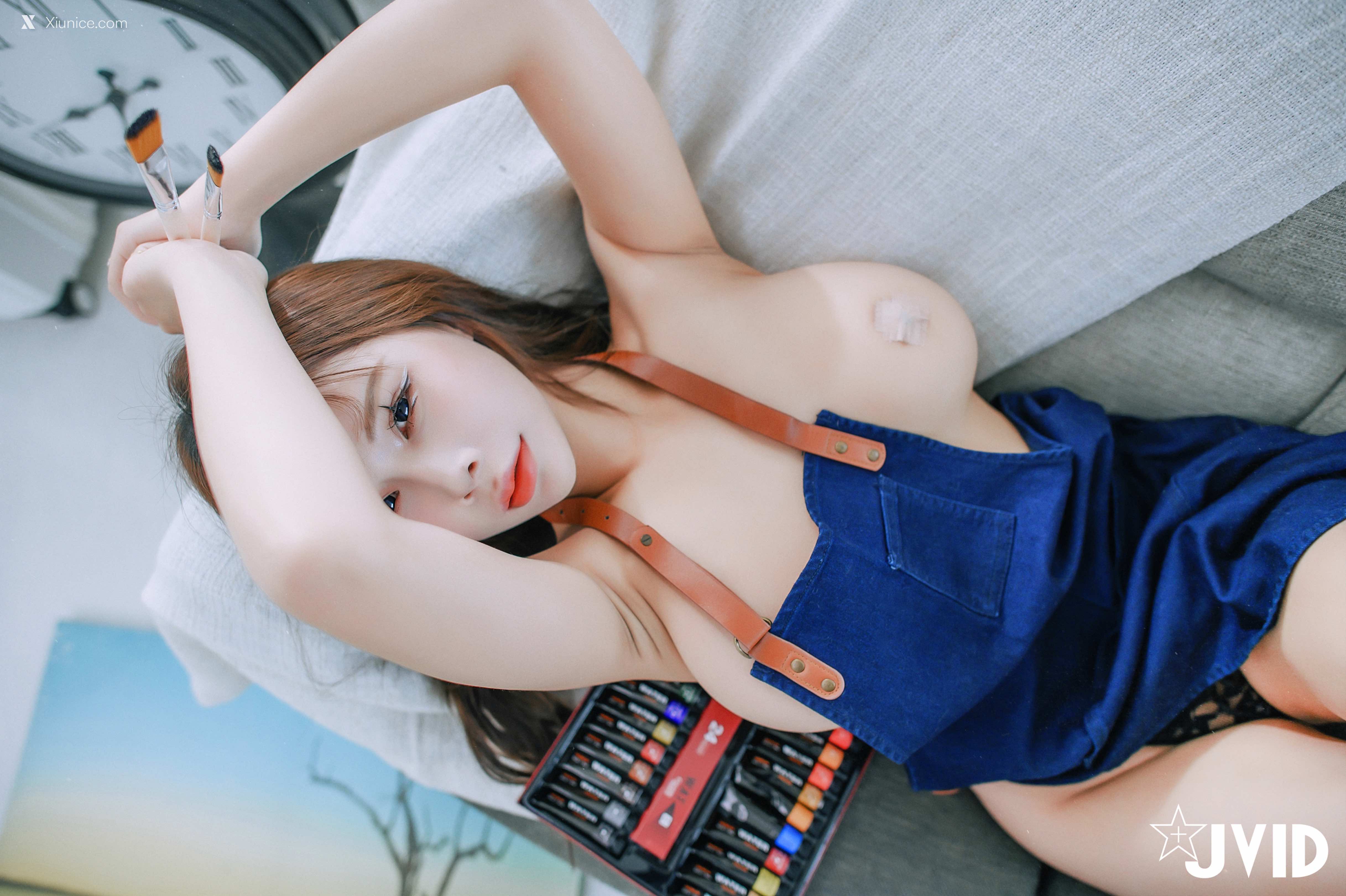 JVID – 艾妃 – 一手無法掌握「I級核彈」艾妃’ 禽色繪師の巨汝誘惑 第99张