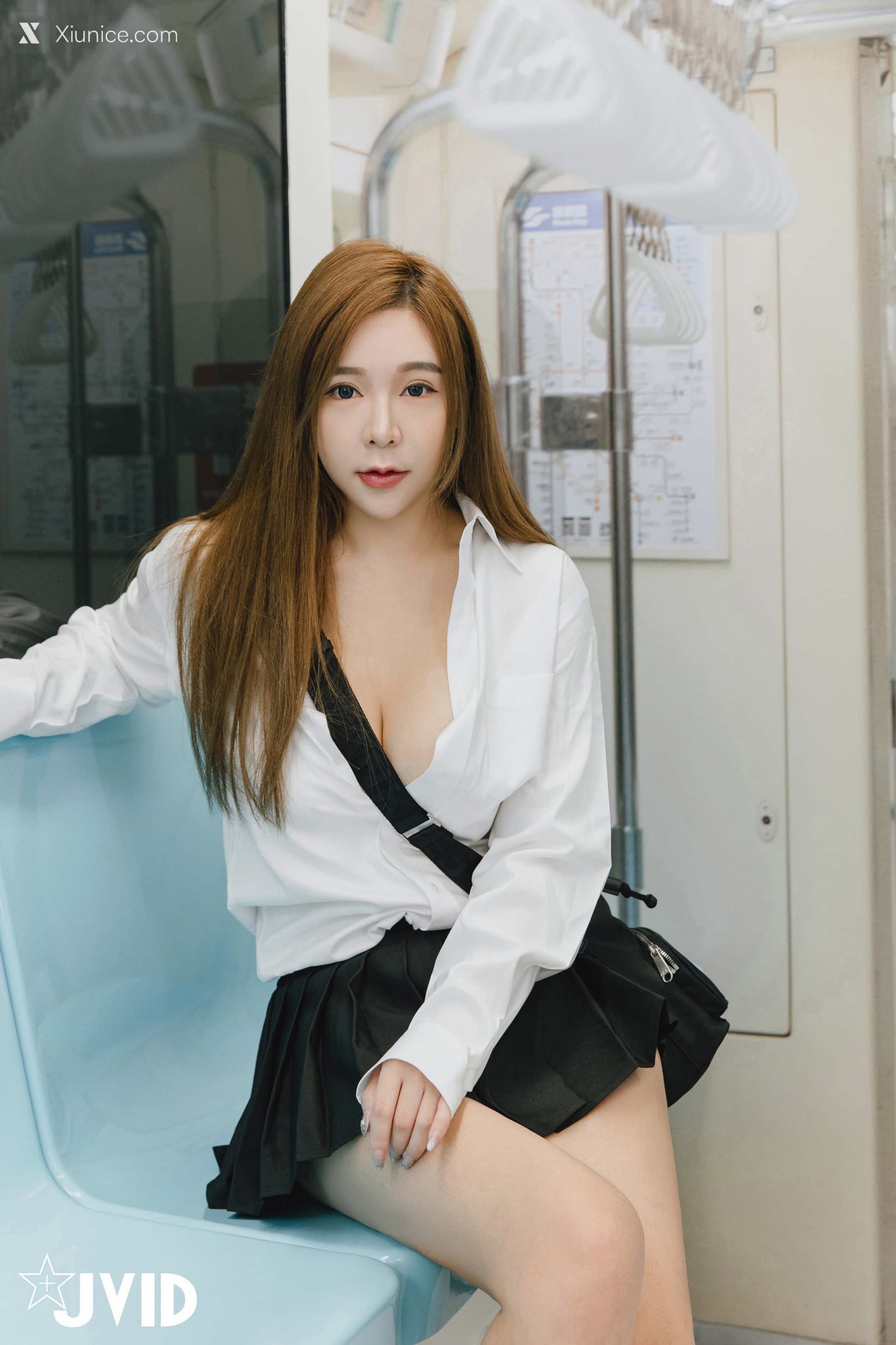JVID – 本壘奈 – 捷運巧遇爆乳學生妹本壘奈 第88张