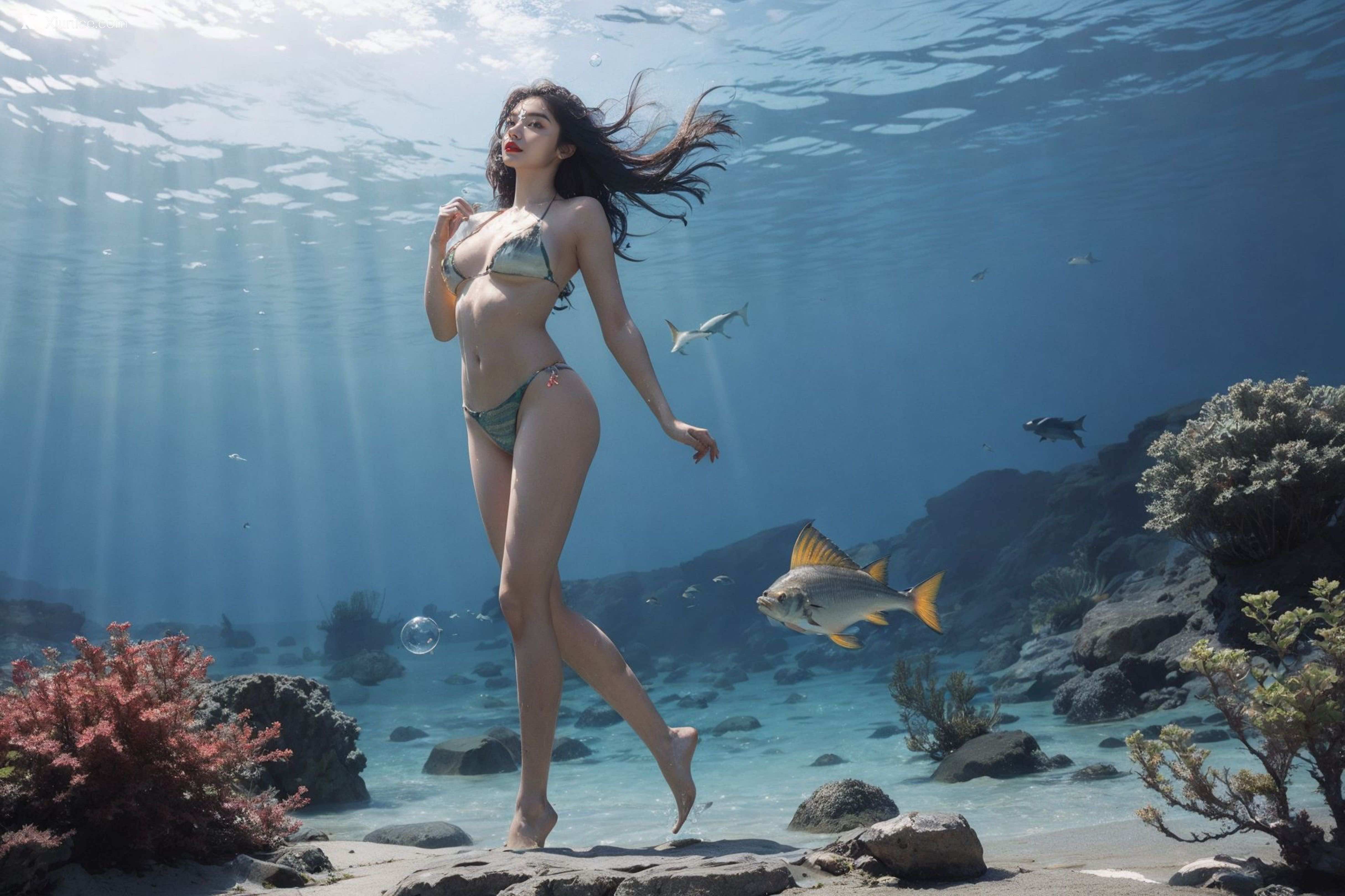 AI Girl – kaiysx作品 – diving 第77张
