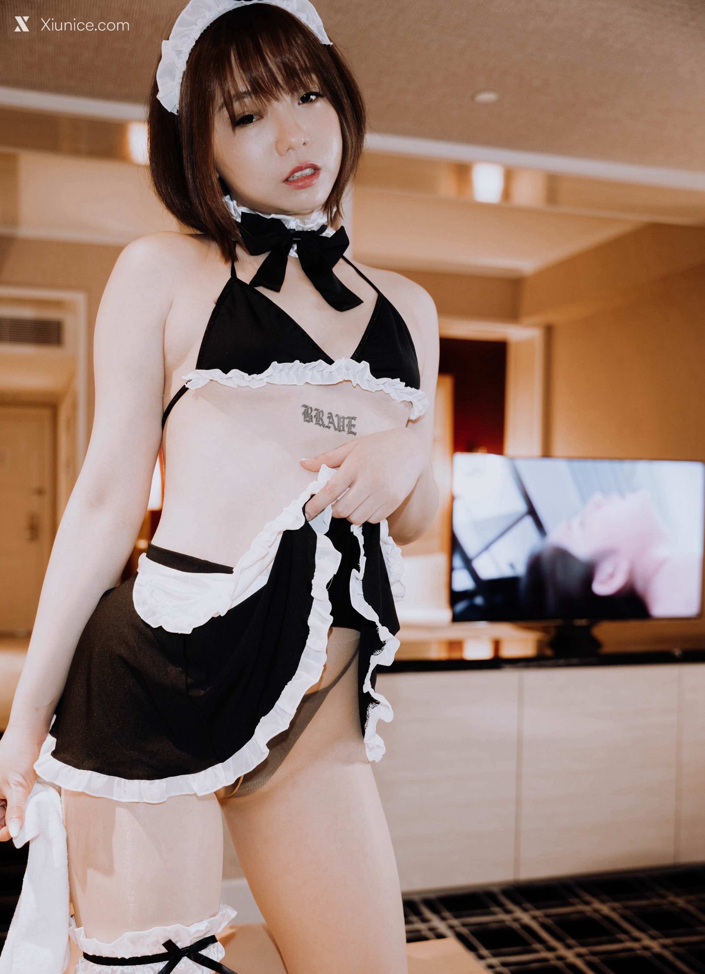 JVID – 雅捷 – 四點全開❤️性玩物美尻鐘點女僕淫穴爆表 第60张