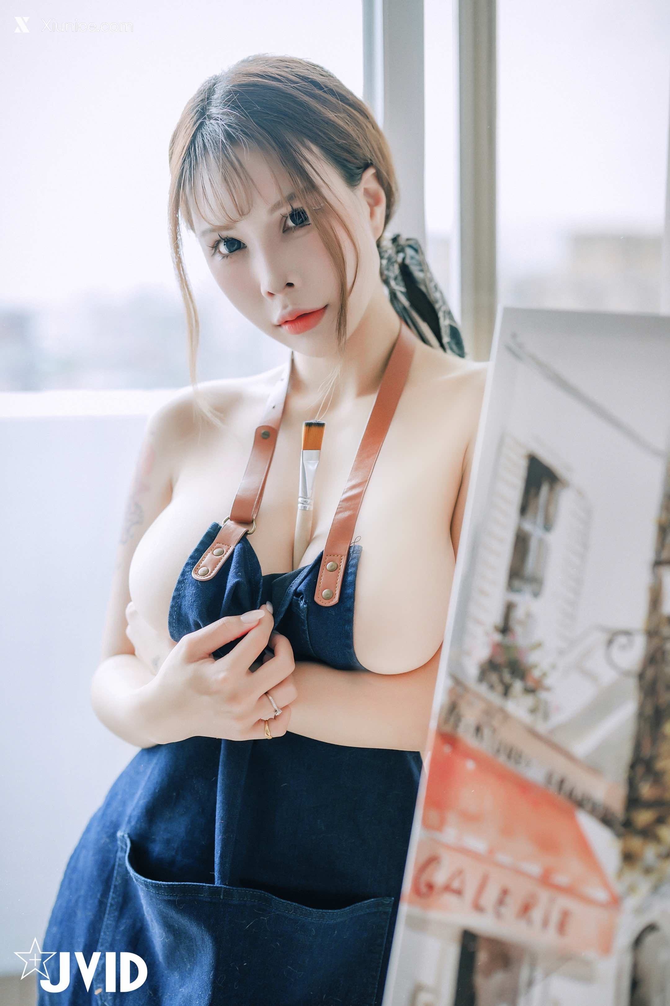 JVID – 艾妃 – 一手無法掌握「I級核彈」艾妃’ 禽色繪師の巨汝誘惑 第119张