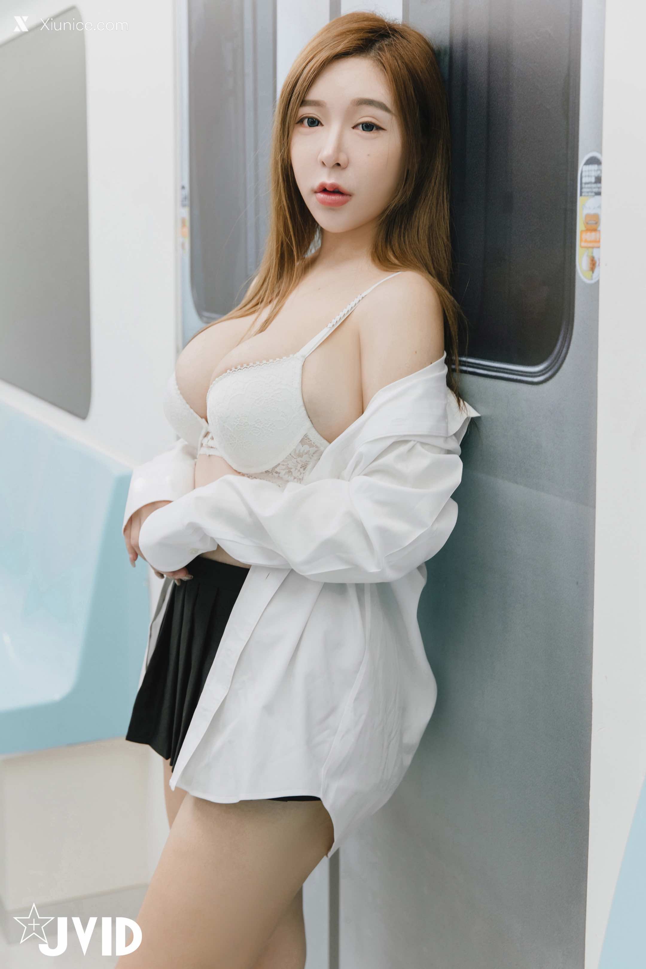 JVID – 本壘奈 – 捷運巧遇爆乳學生妹本壘奈 第49张