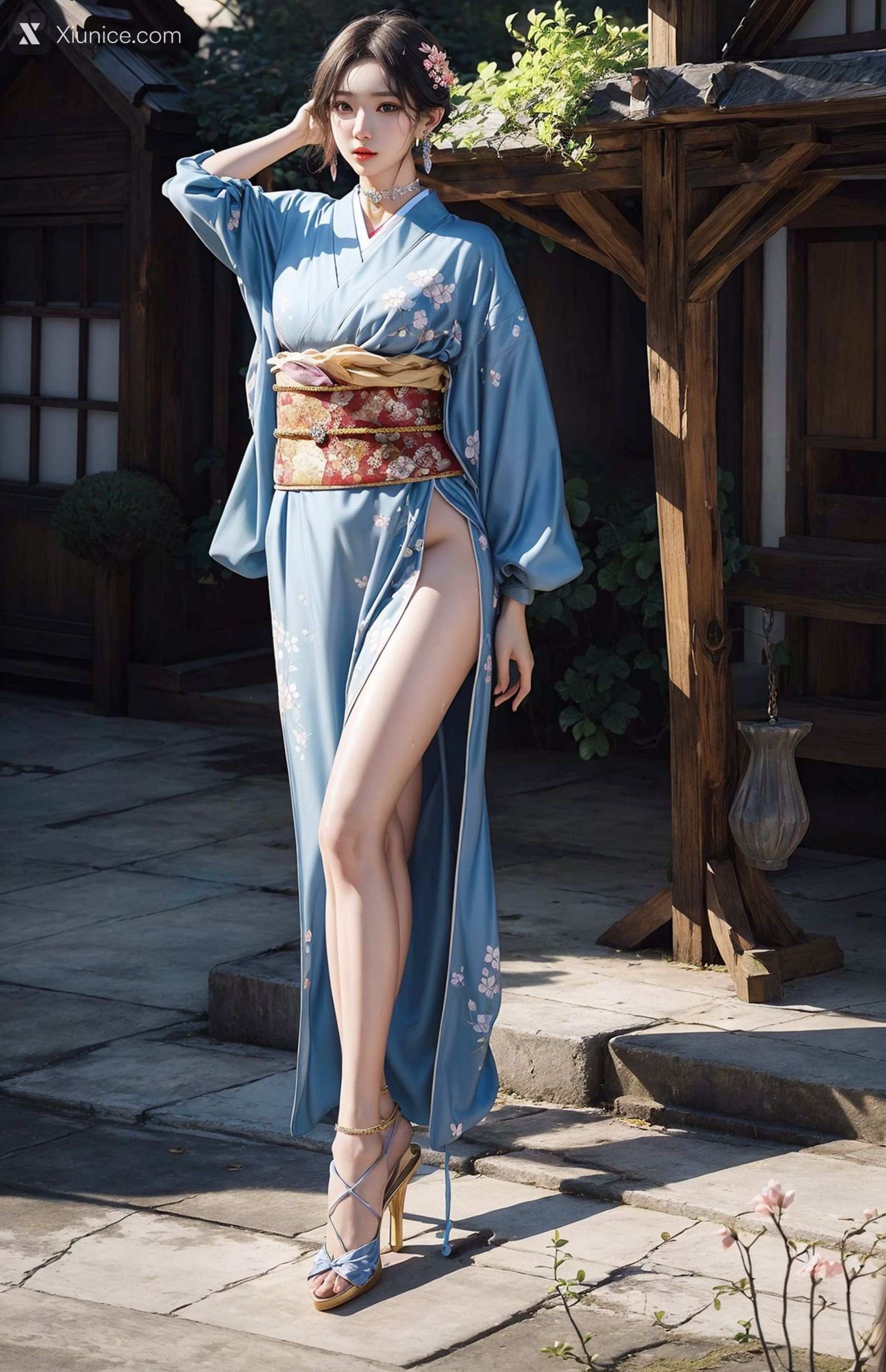 AI Girl – kaiysx作品 – kimono 第9张