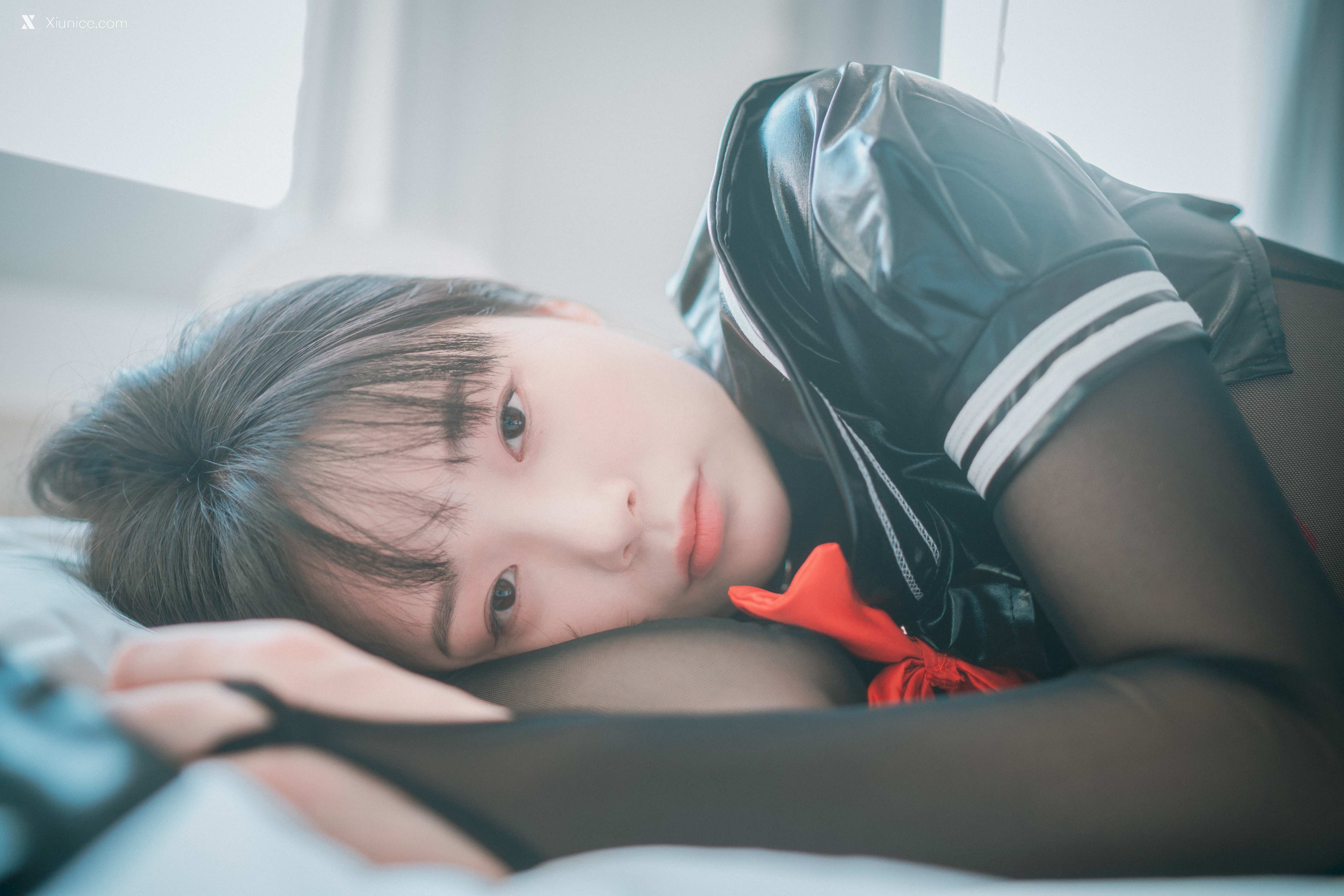 DJAWA Photo – Pia (피아) – Leather Black Schoolgirl 第99张