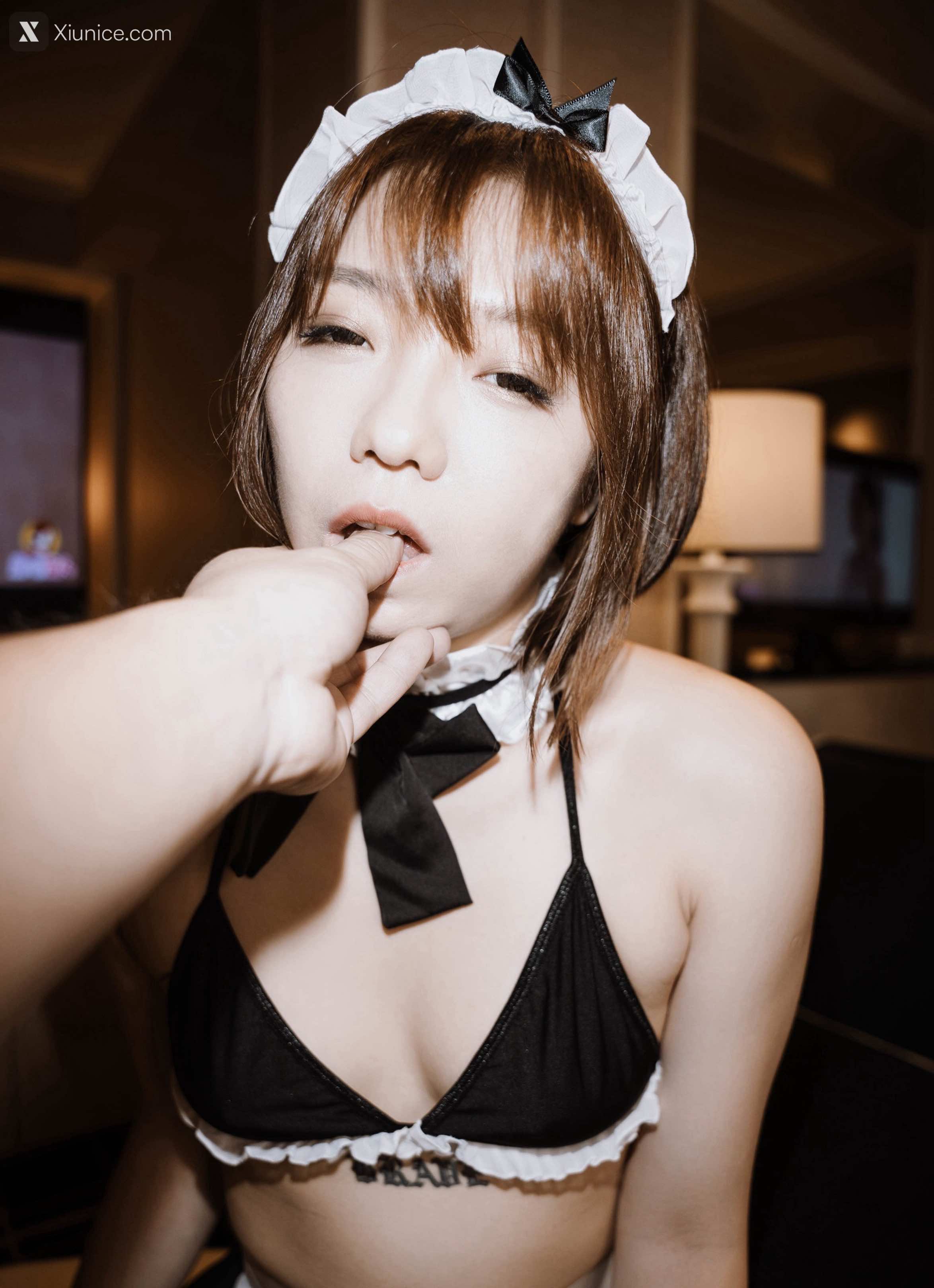 JVID – 雅捷 – 四點全開❤️性玩物美尻鐘點女僕淫穴爆表 第115张
