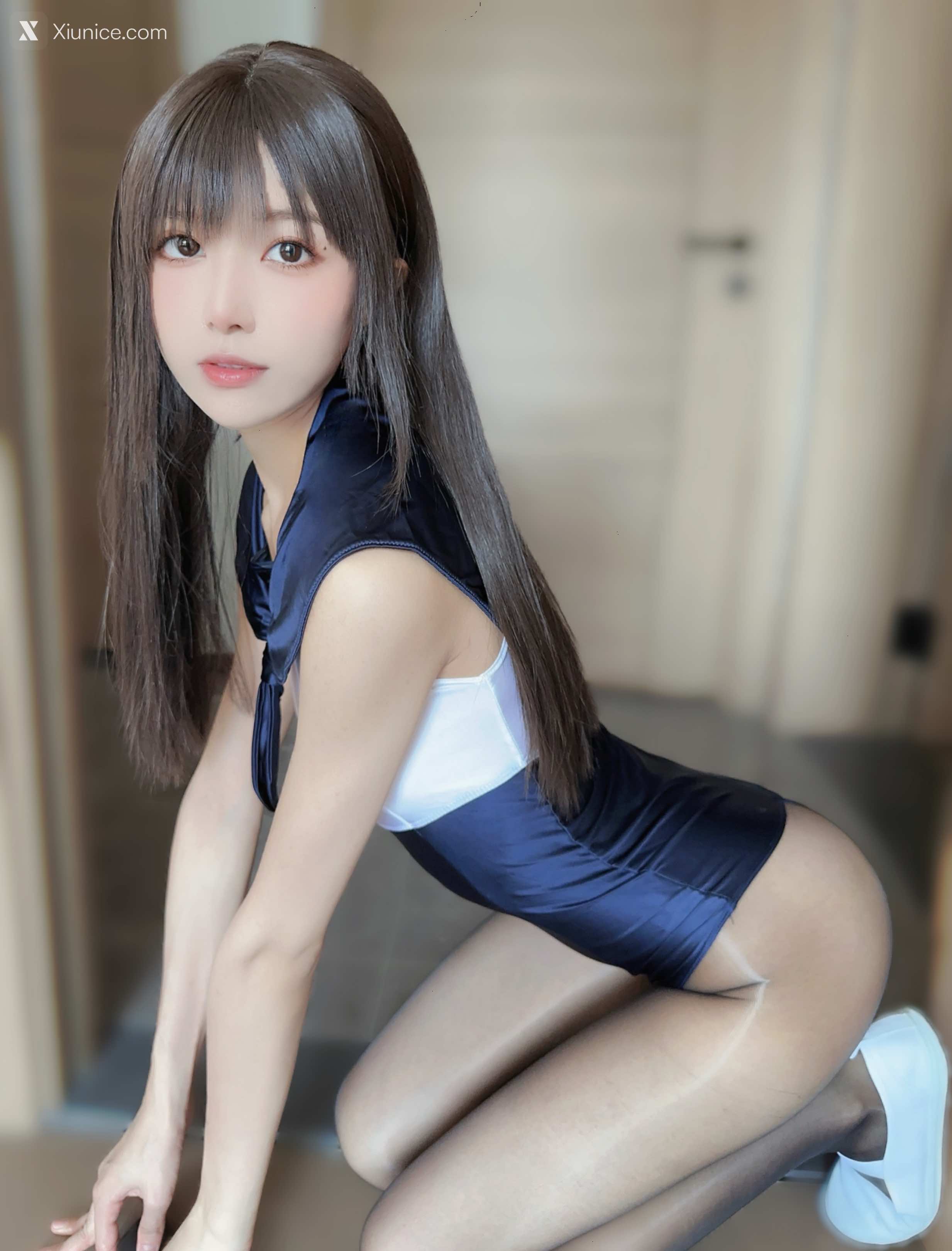 Coser@布丁大法 (Pudding Dafa) 无内黑丝蜜臀美腿 第24张