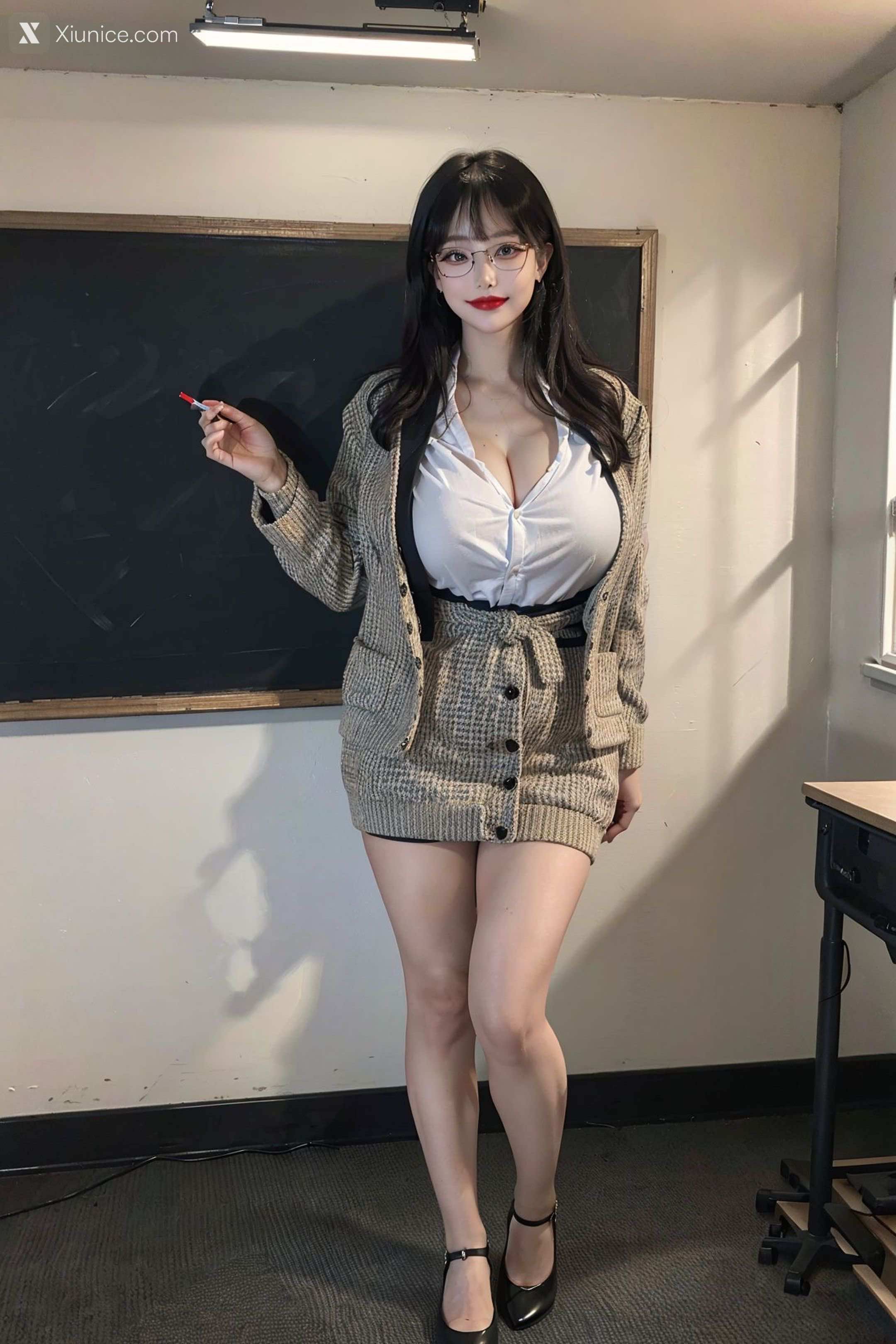 AI Girl – kaiysx作品 – Big – breasted teacher 第33张