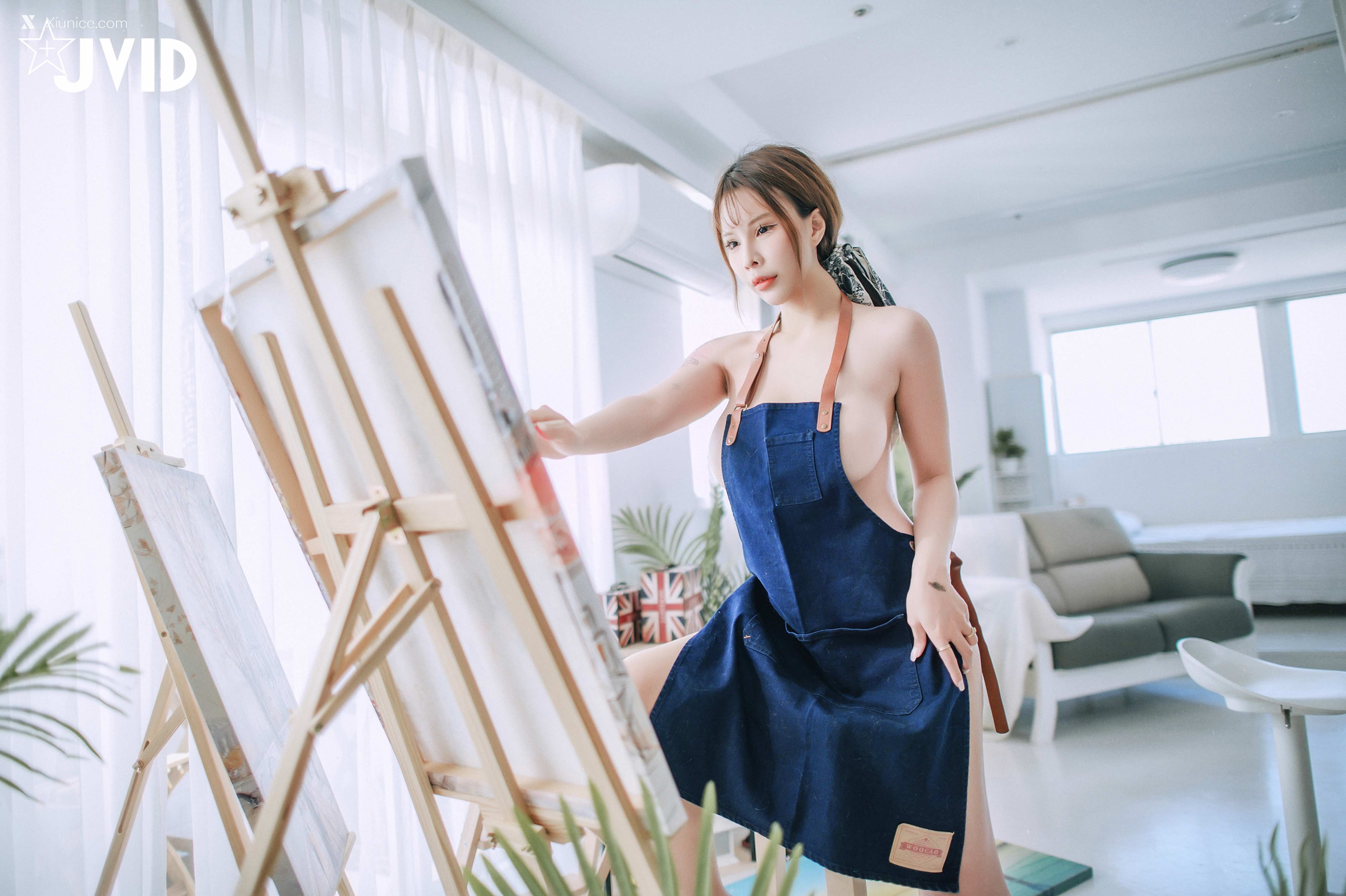 JVID – 艾妃 – 一手無法掌握「I級核彈」艾妃’ 禽色繪師の巨汝誘惑 第103张