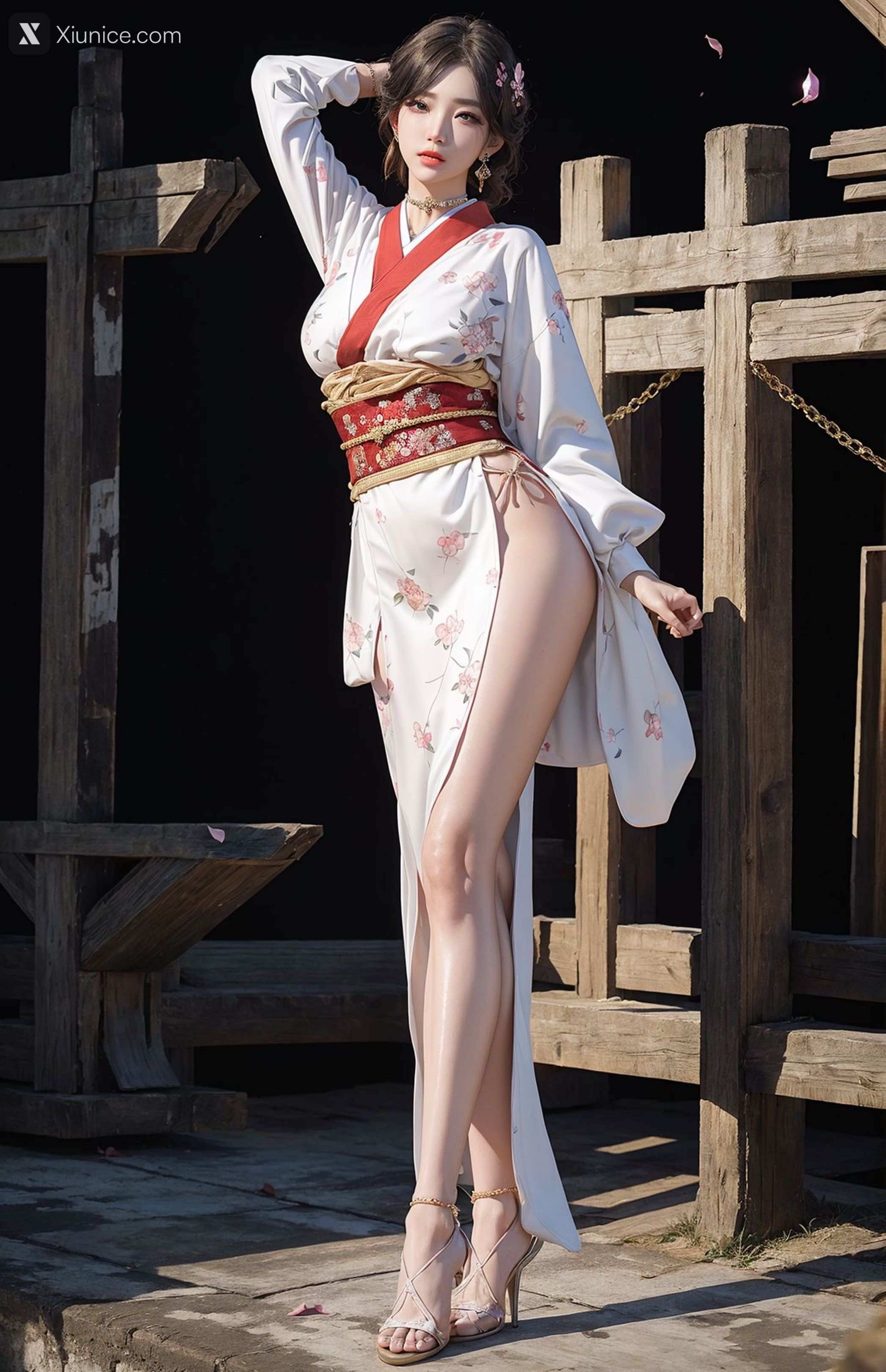 AI Girl – kaiysx作品 – kimono 第3张