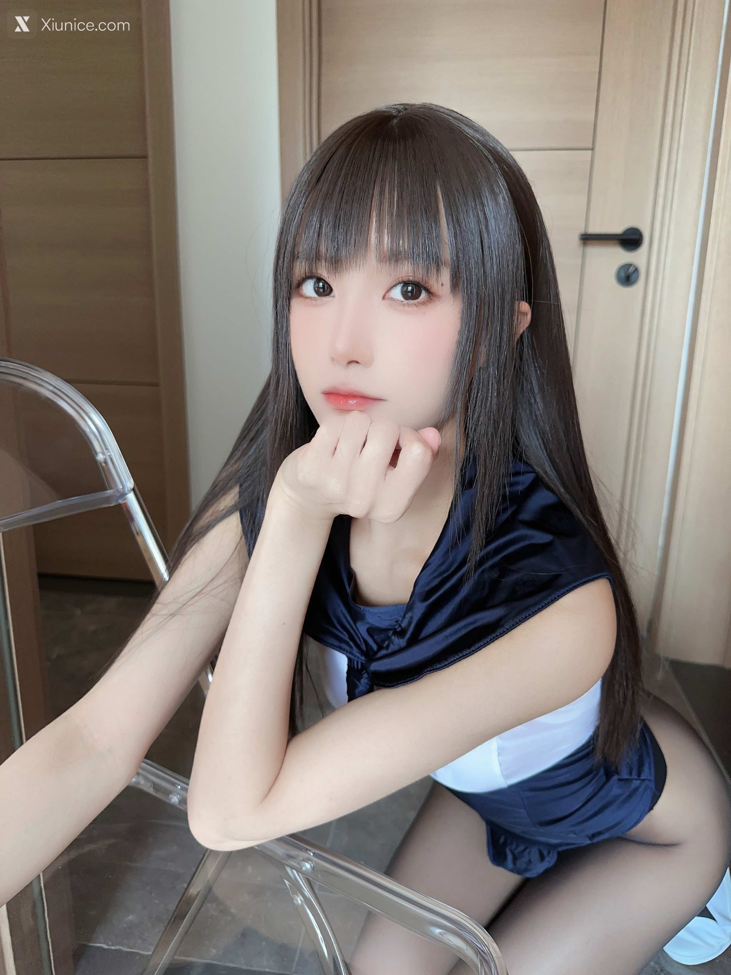 Coser@布丁大法 (Pudding Dafa) 无内黑丝蜜臀美腿 第74张