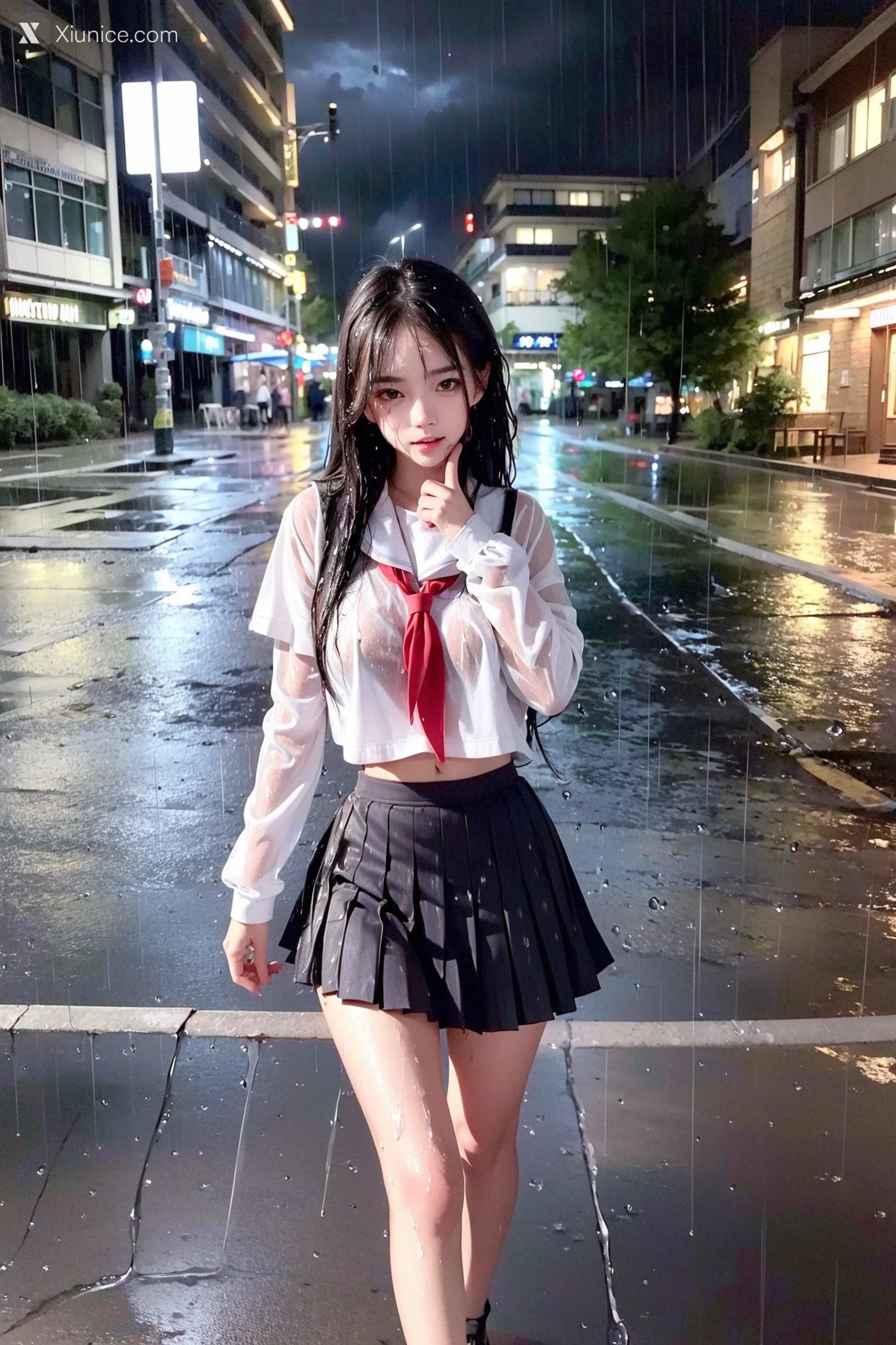 AI Girl – Pixiv.雨中少女 第28张