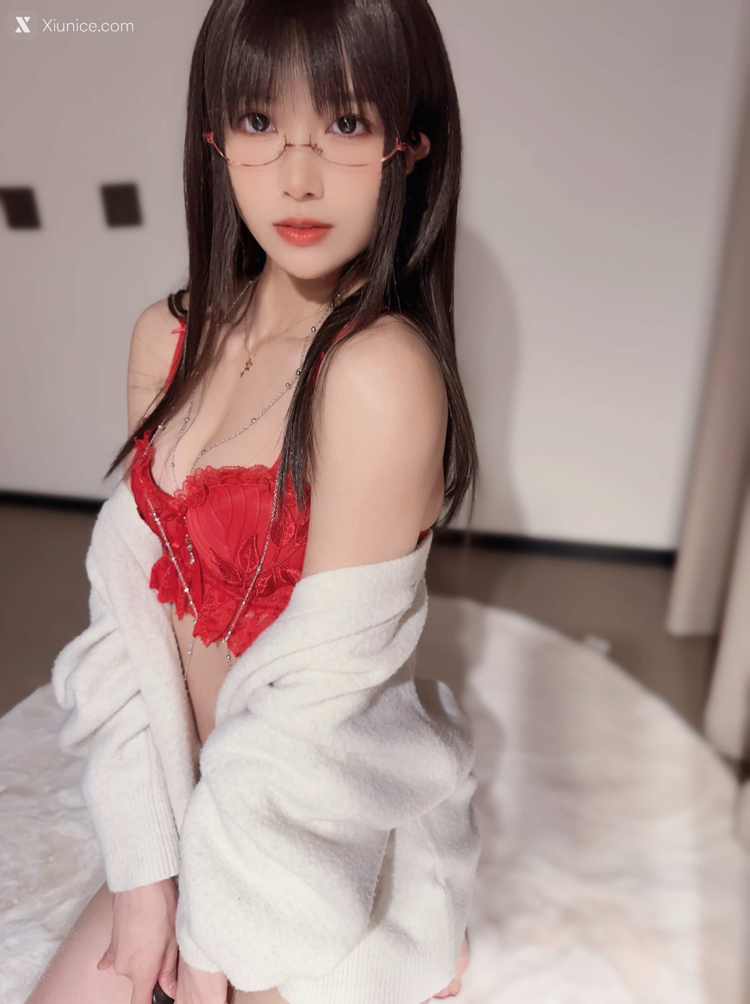 Coser@布丁大法 (Pudding Dafa) 覆盆子眼镜娘 第42张