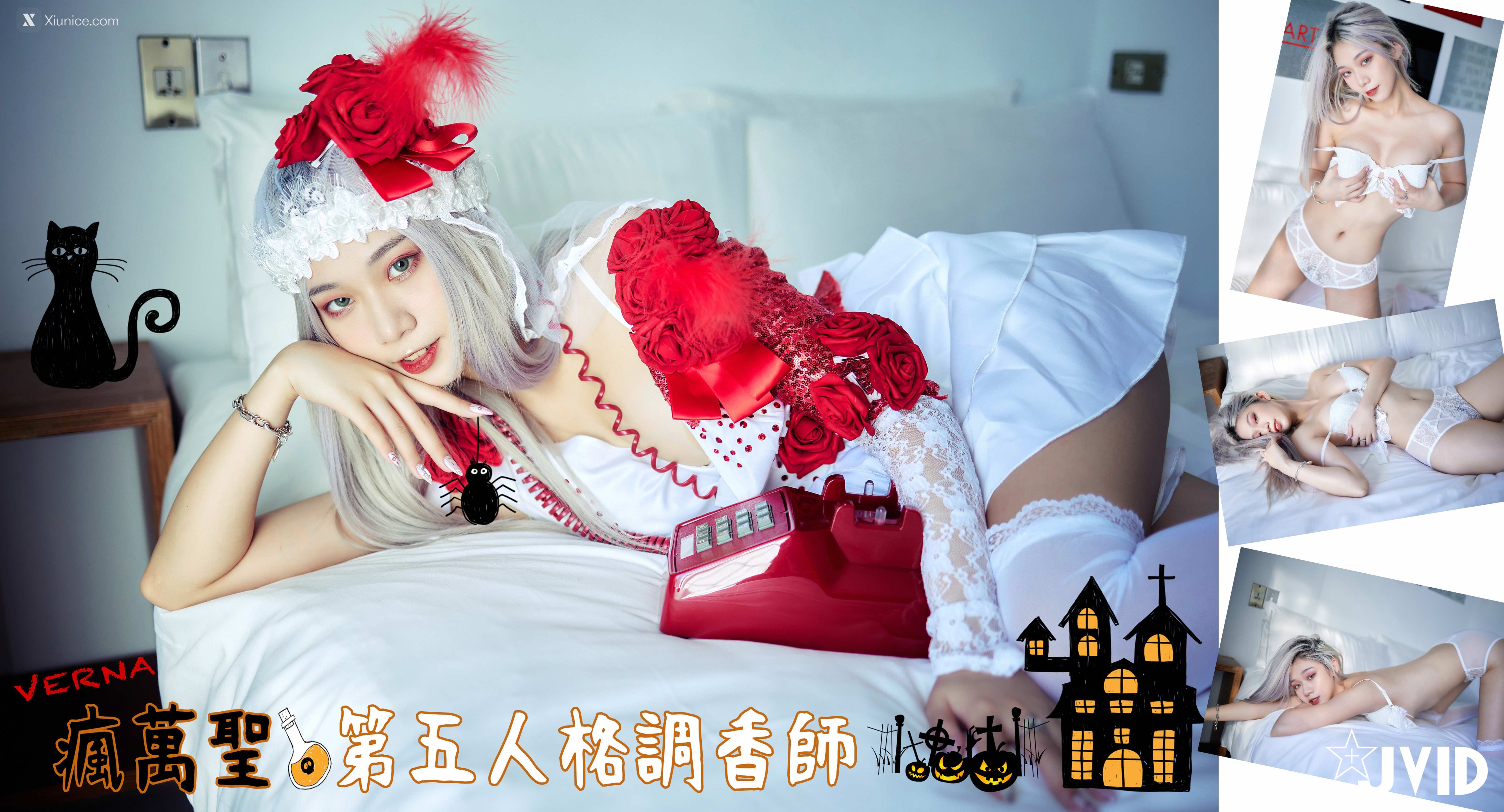 JVID – Verna – 「萬聖節鬼魅之月」第五人格調香師Verna性感解密 隱藏版影片 第91张