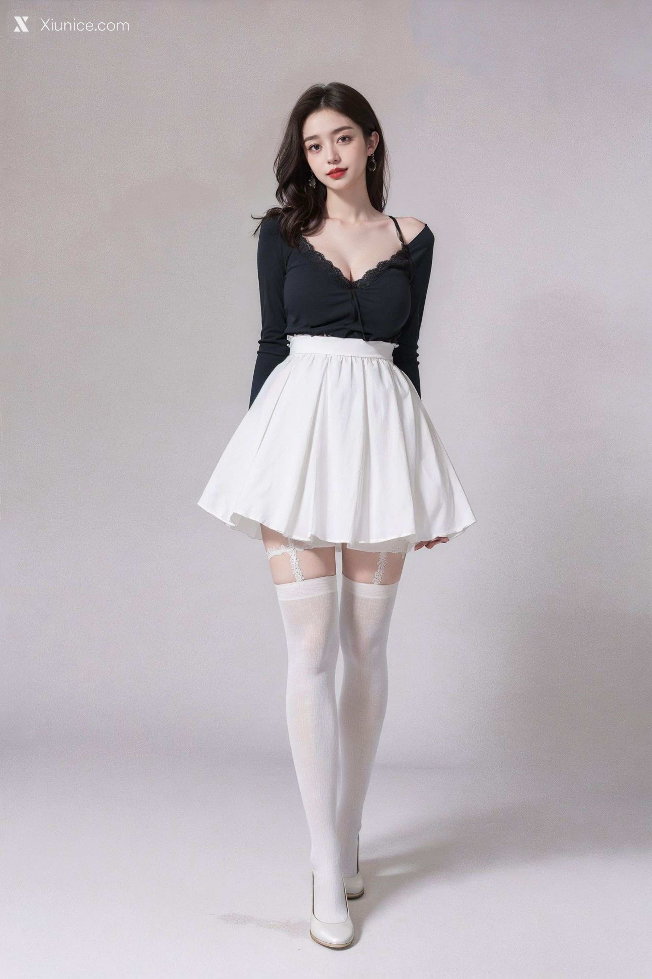 AI Girl – kaiysx作品 – White stockings 第1张