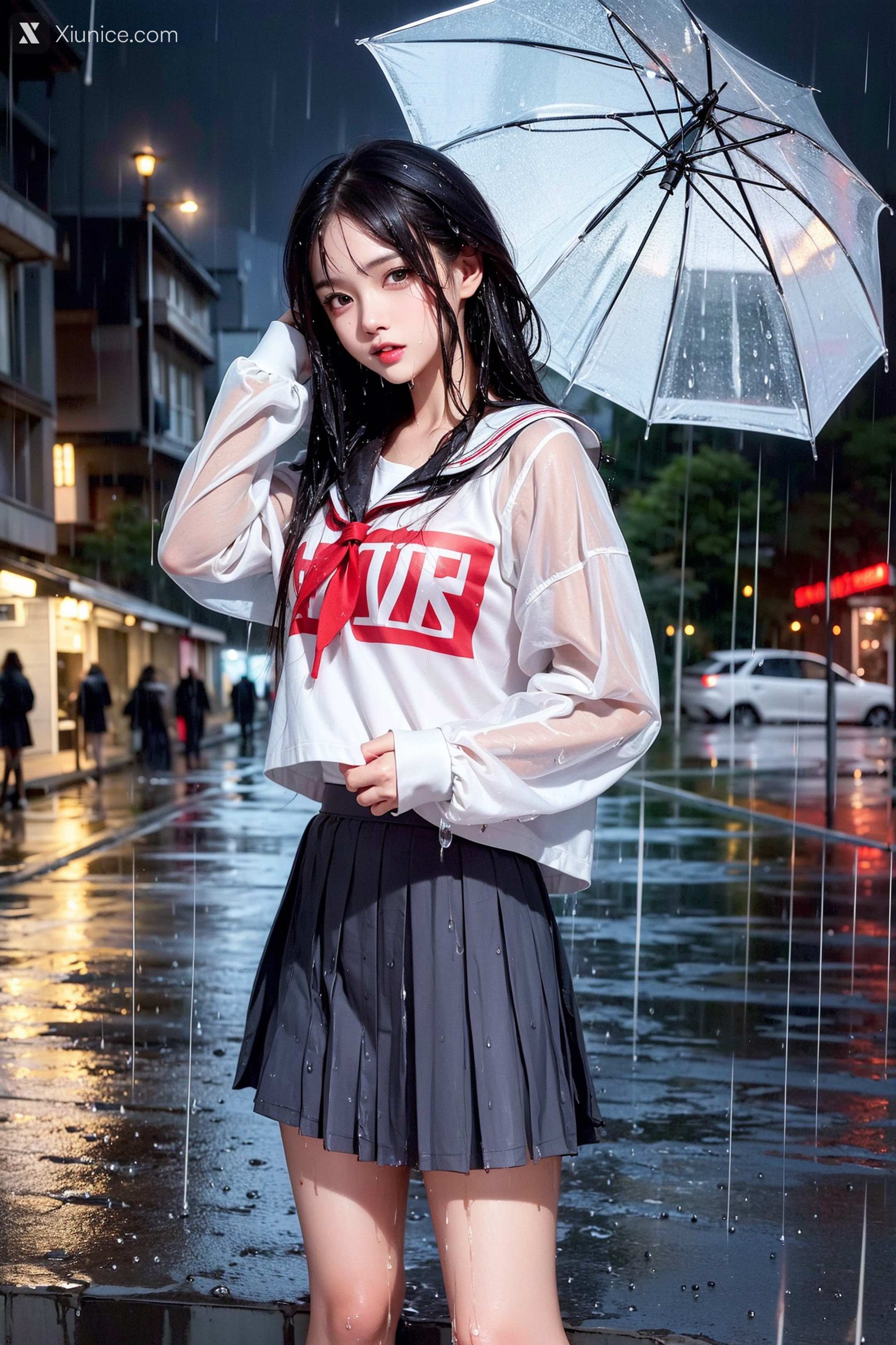 AI Girl – Pixiv.雨中少女 第26张