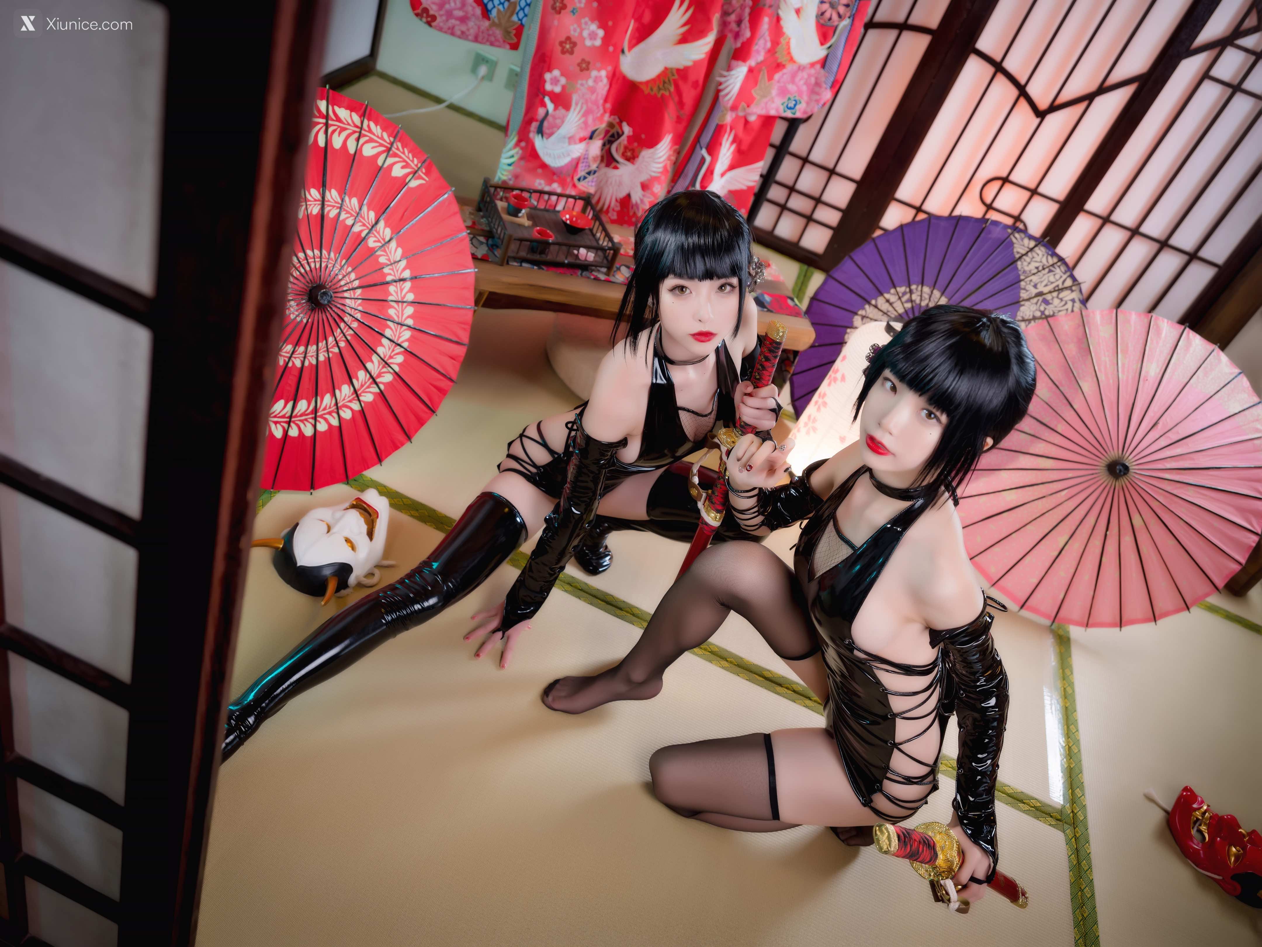 Coser@水淼Aqua – Vol.013 清水&水淼 忍者双人 第4张