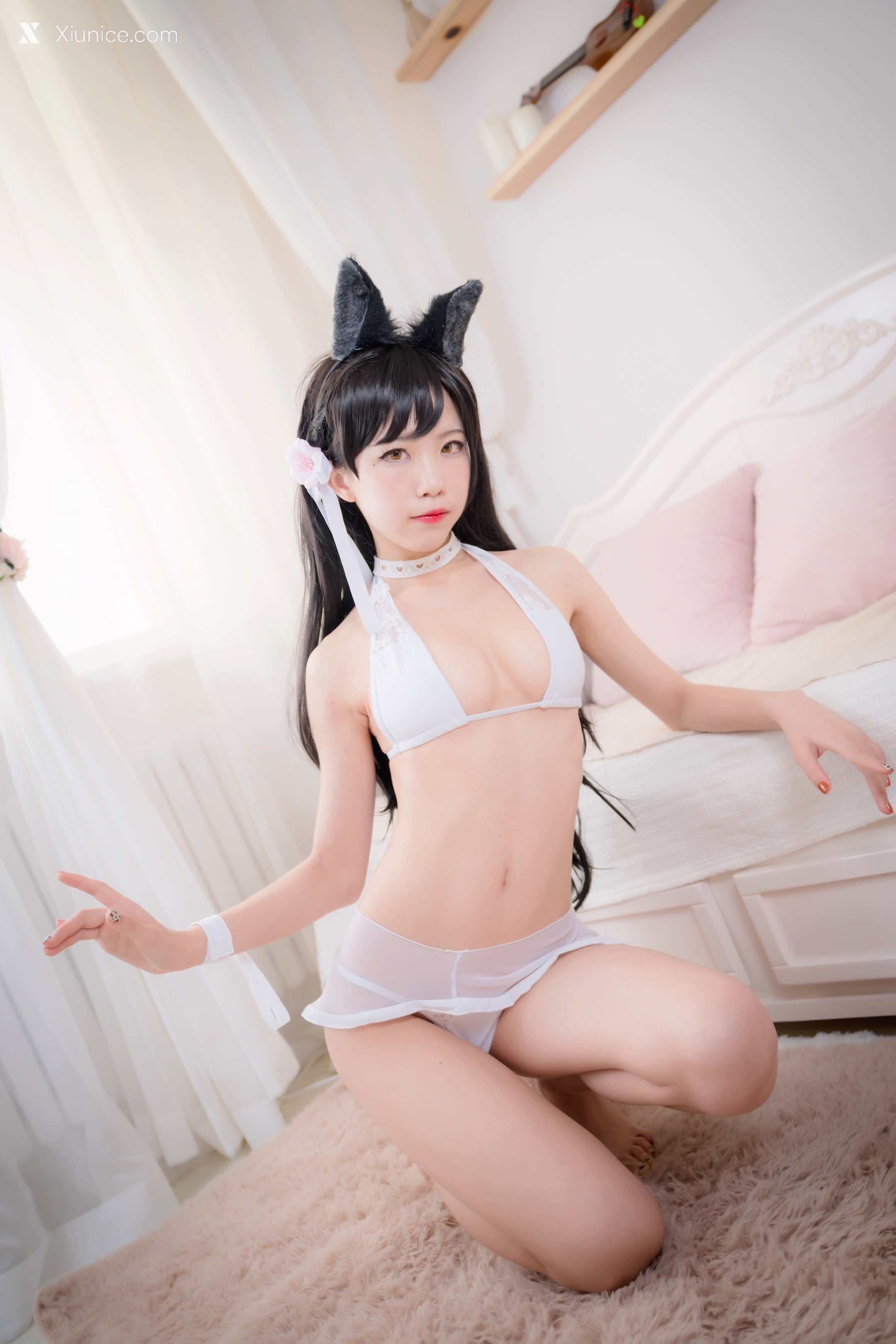 Coser@水淼Aqua – Vol.016 爱宕犬 水着 第4张