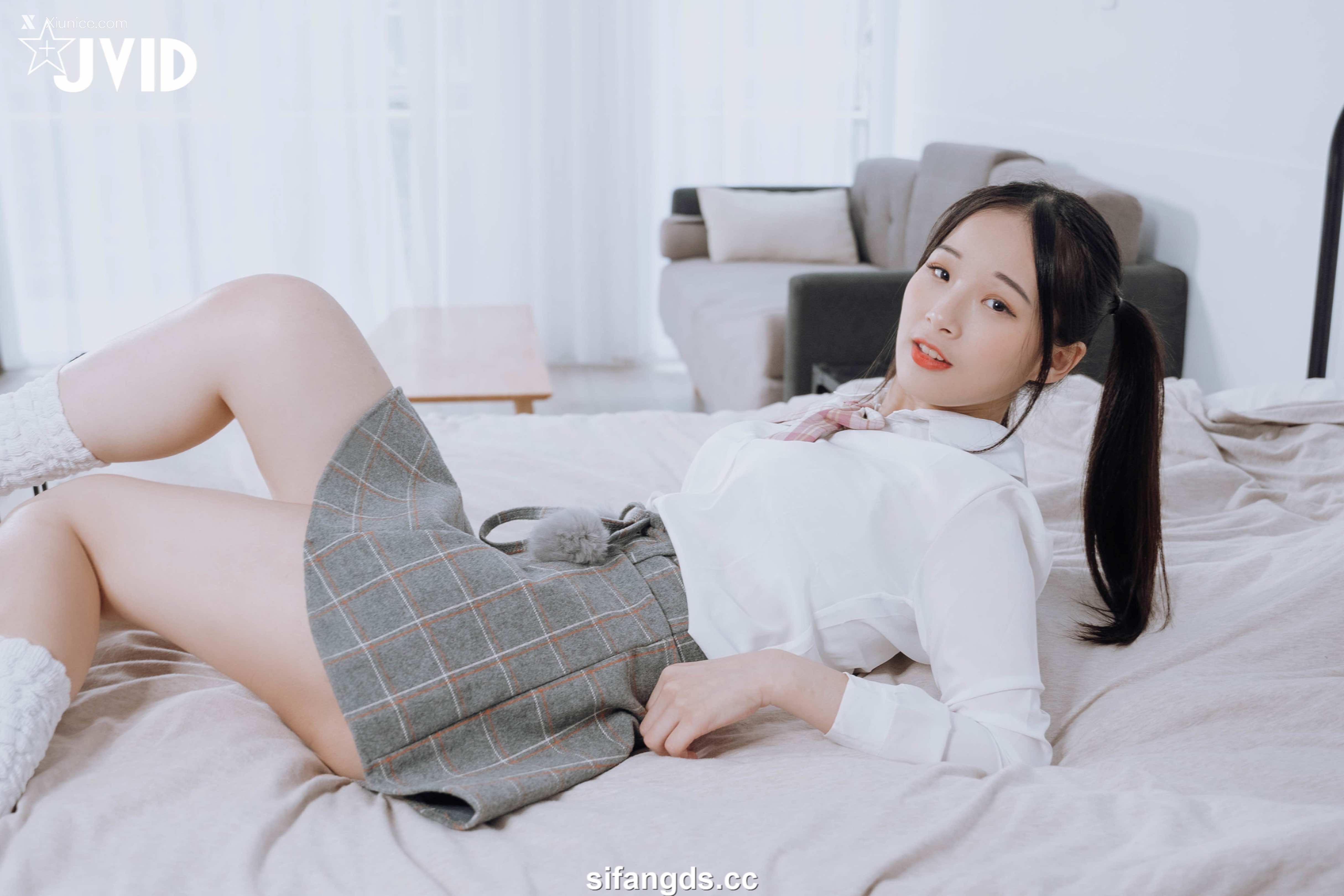 JVID – 婕咪 Juice – 雙馬尾女孩婕咪想在學長的胯下依偎(全裸無遮四點全開) 第7张
