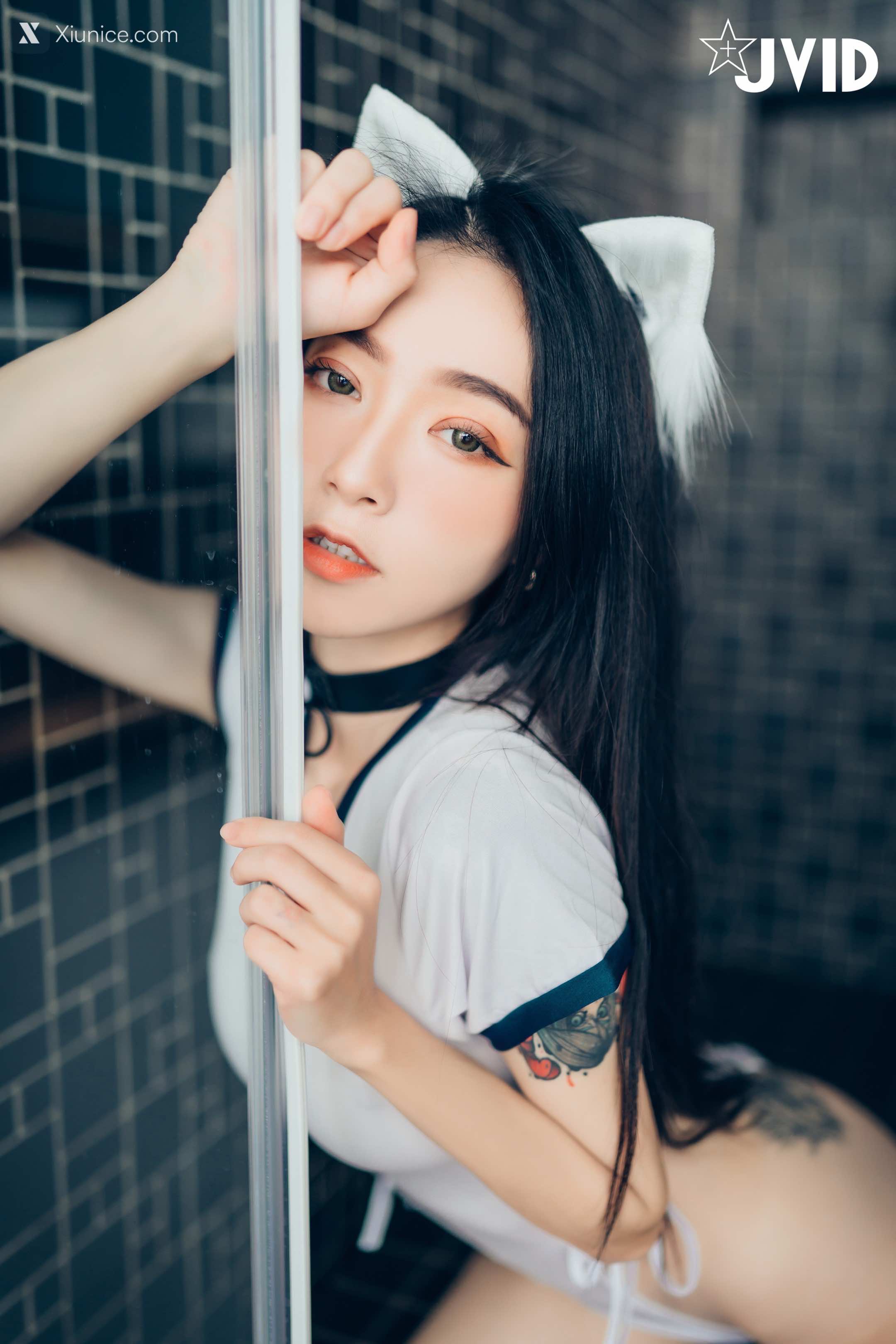 JVID – 飘飘 – 猫娘女友-全真空死库水女仆-足控-激凸透点 第64张